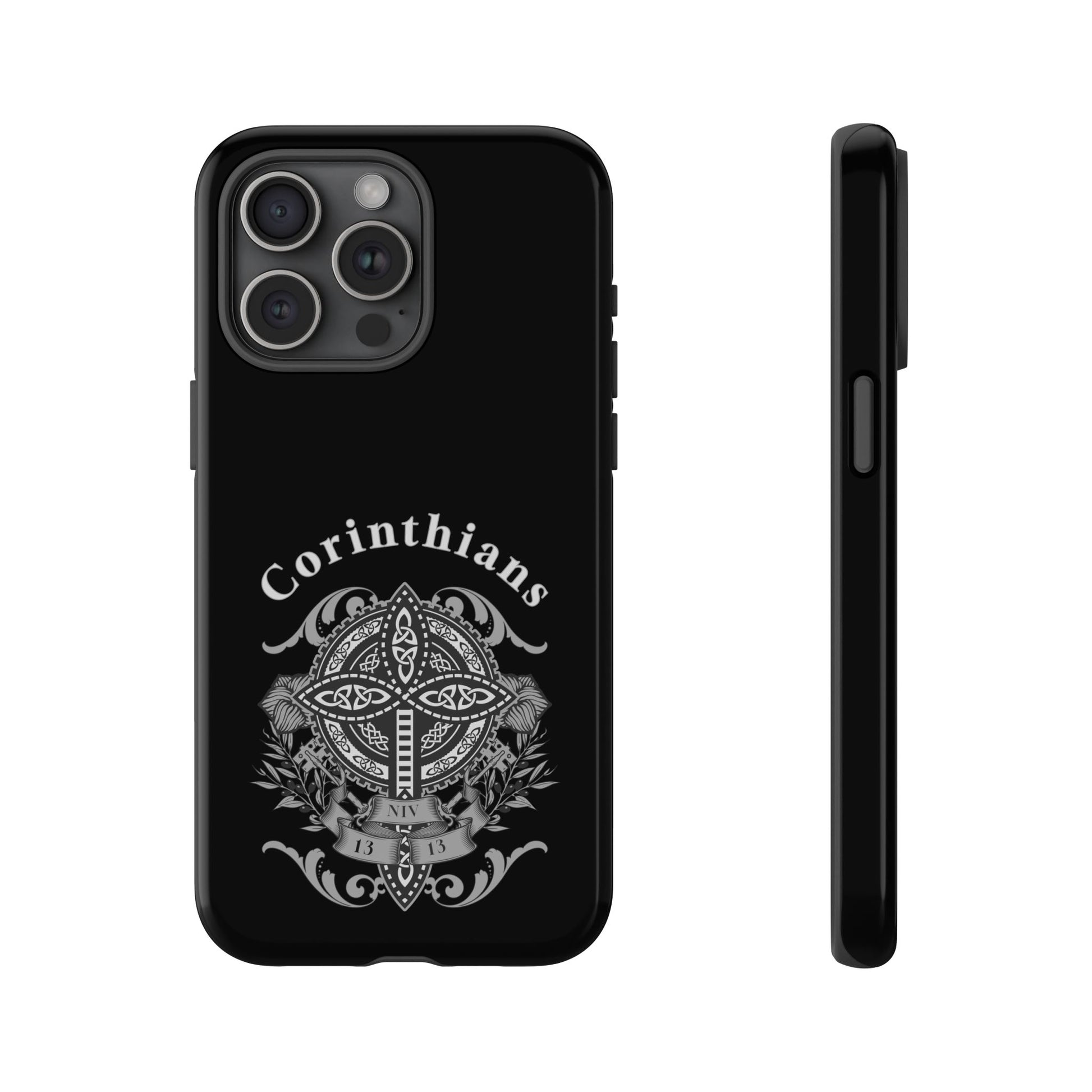 Corinthians Tough Case: Durable Phone Protection, Christian Gift, Unique Design, Trendy Accessory, Faith-Based Style