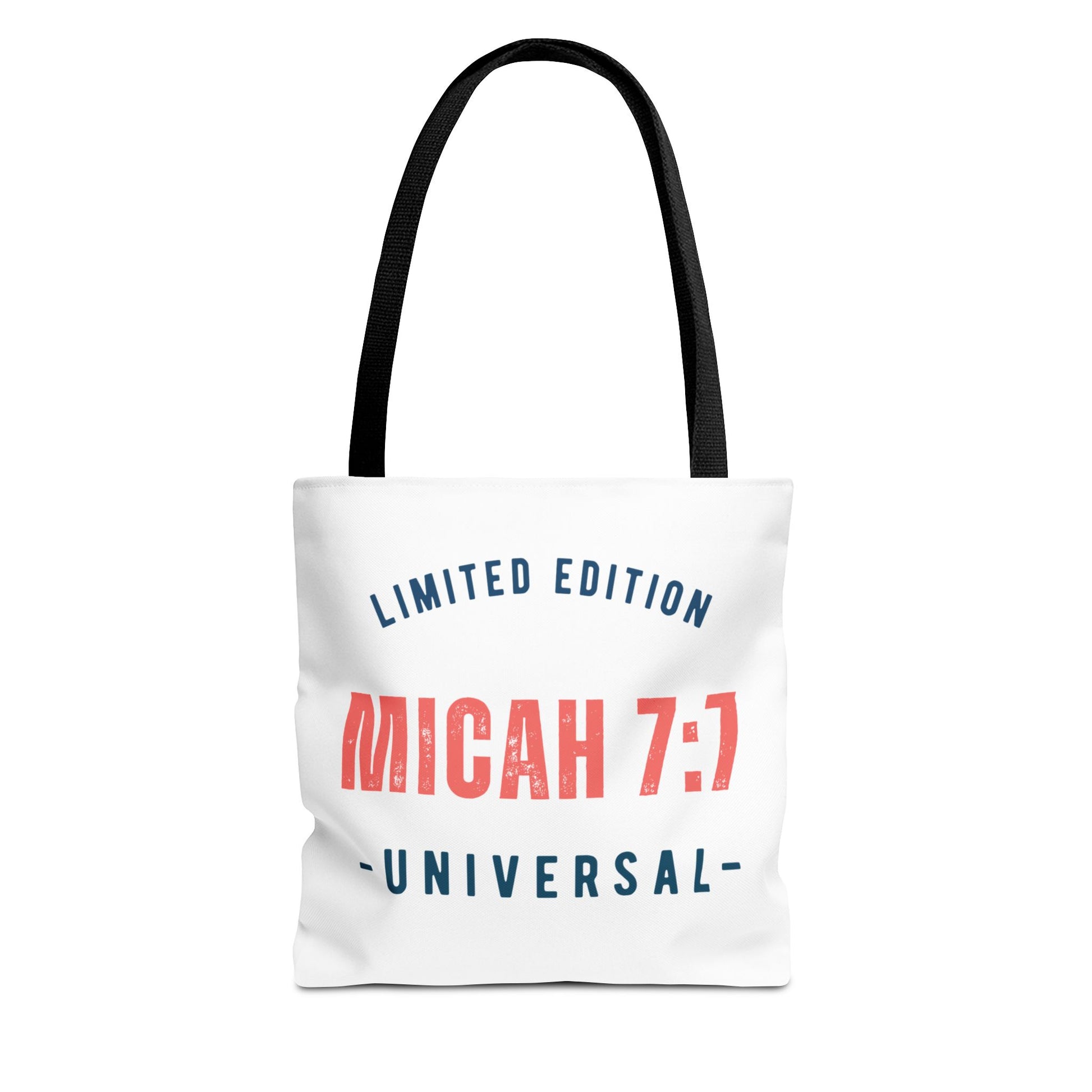 Limited Edition Inspirational Tote Bag - Micah 7:1, Motivational Carryall, Christian Gift, Everyday Tote, Reusable Shopping Bag