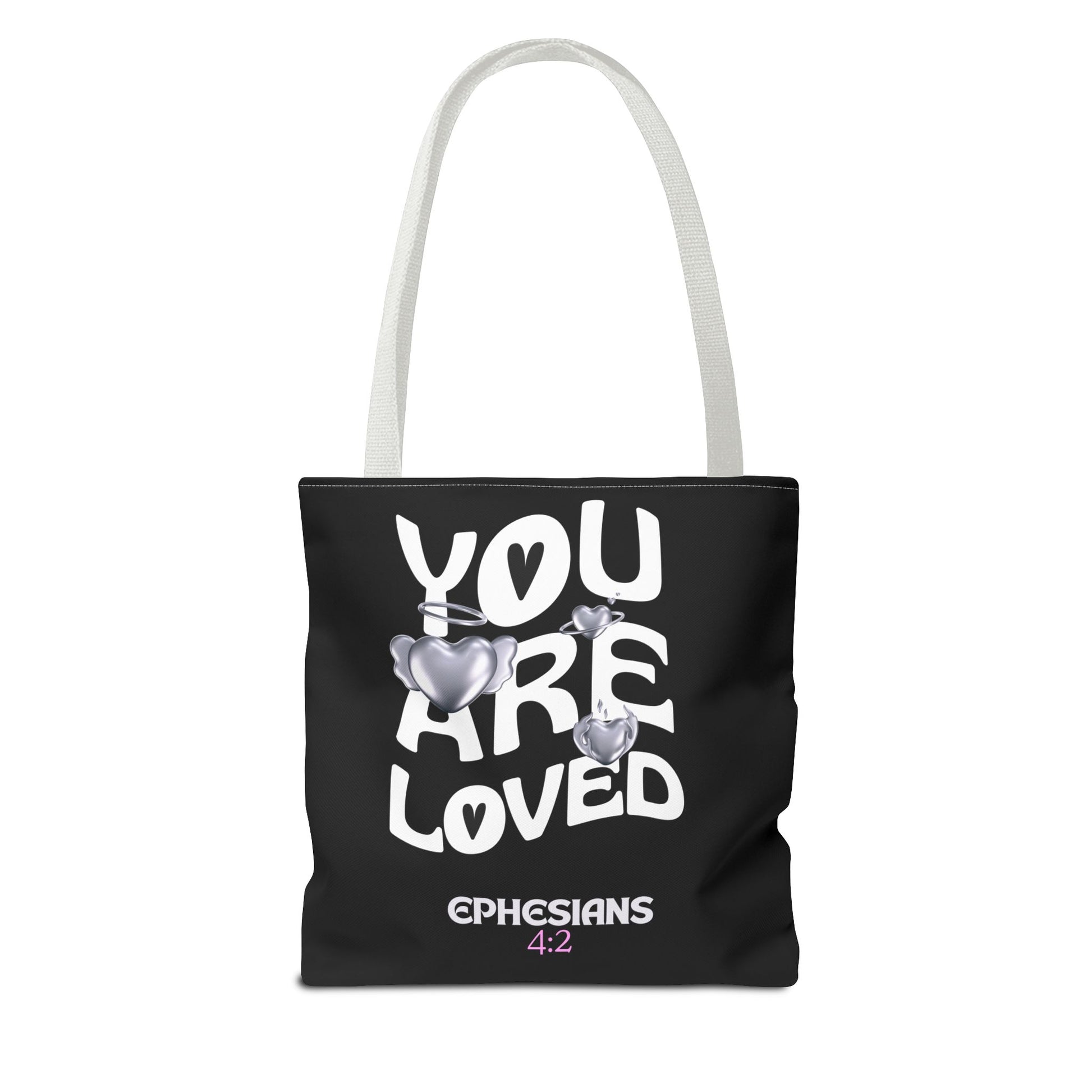 ⭐ "You Are Loved" Tote Bag – Ephesians 4:2