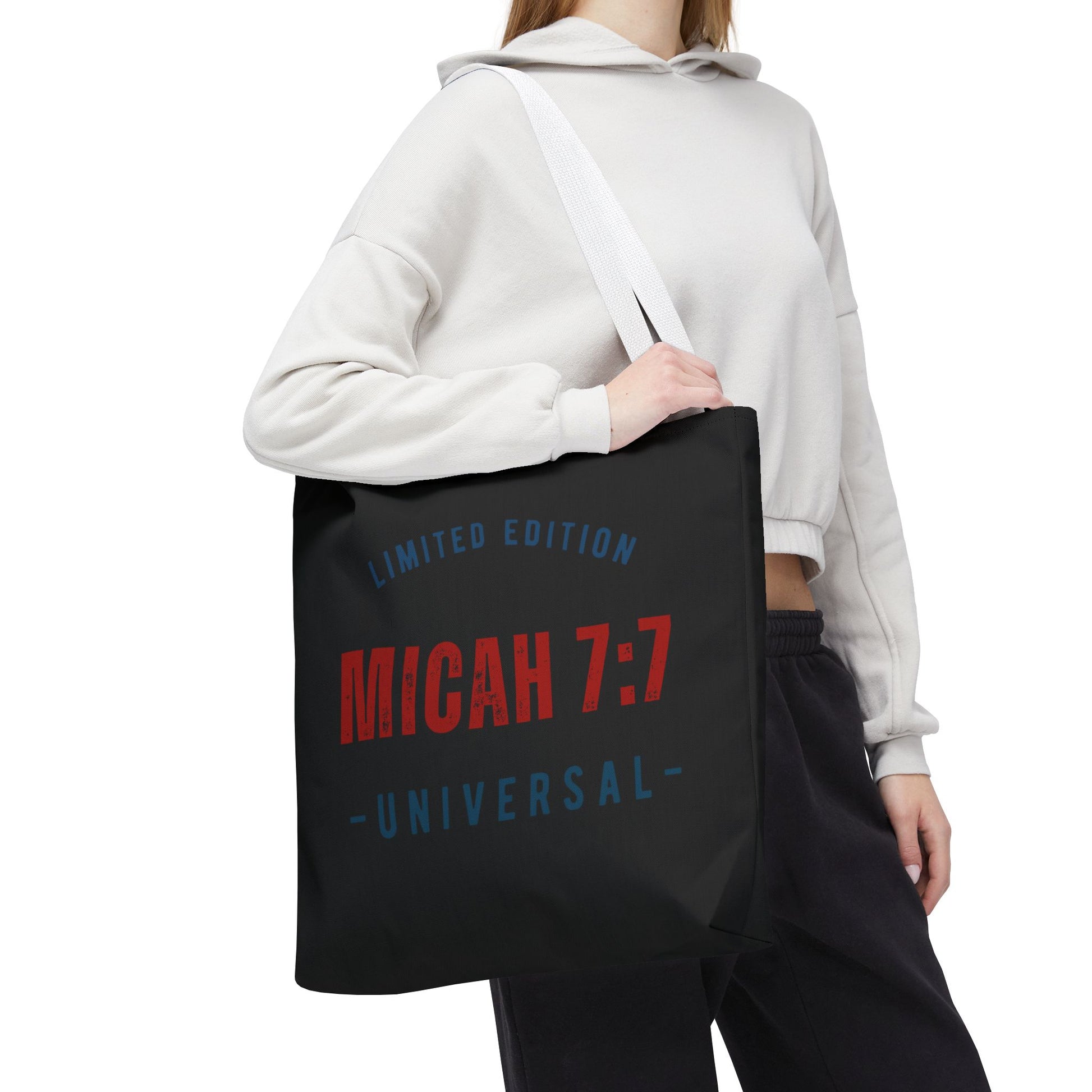 Limited Edition Micah 7:1 Tote Bag - Universal Design for Everyday Use, Gift, Eco-Friendly, Daily Essentials, Faith-Inspired