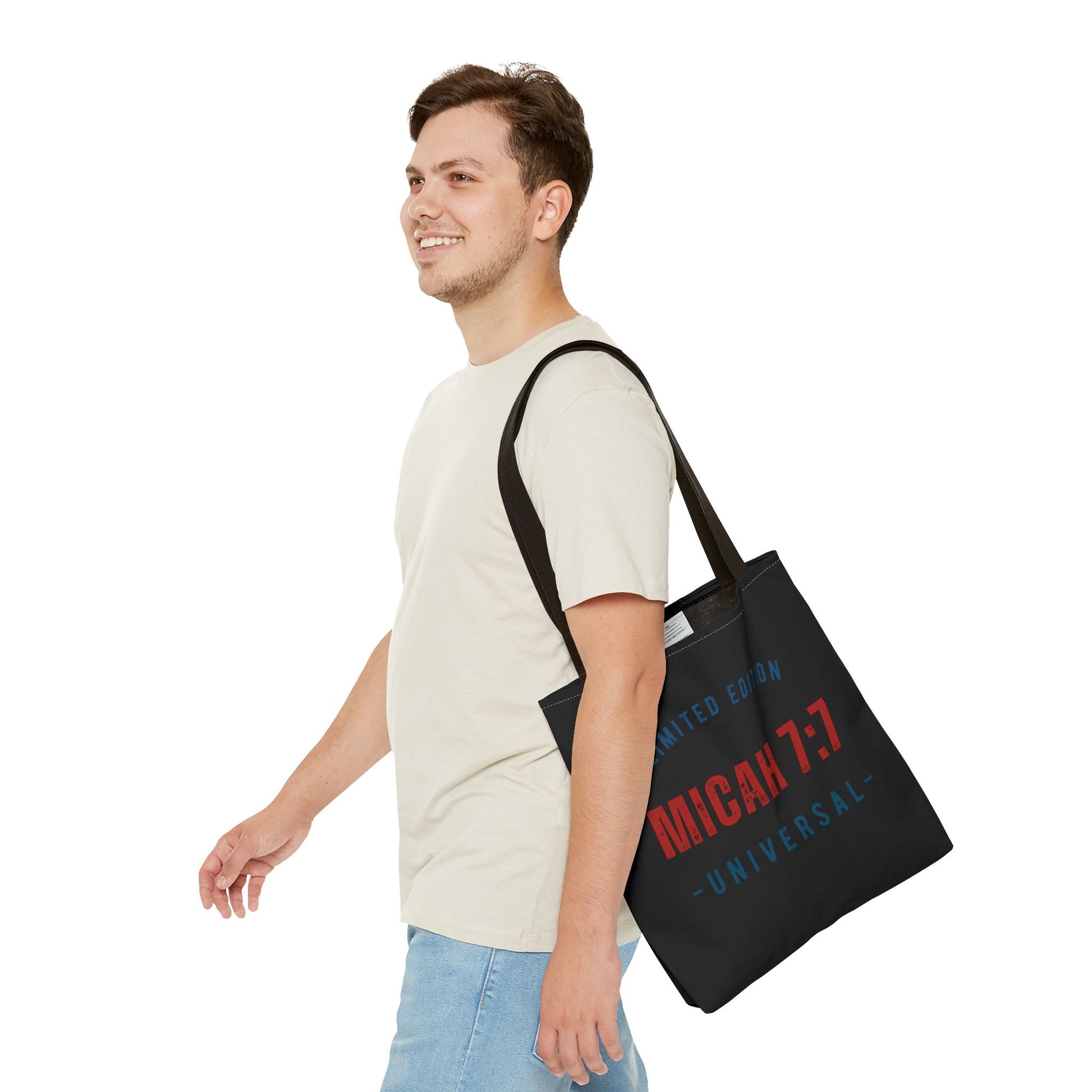Limited Edition Micah 7:1 Tote Bag - Universal Design for Everyday Use, Gift, Eco-Friendly, Daily Essentials, Faith-Inspired
