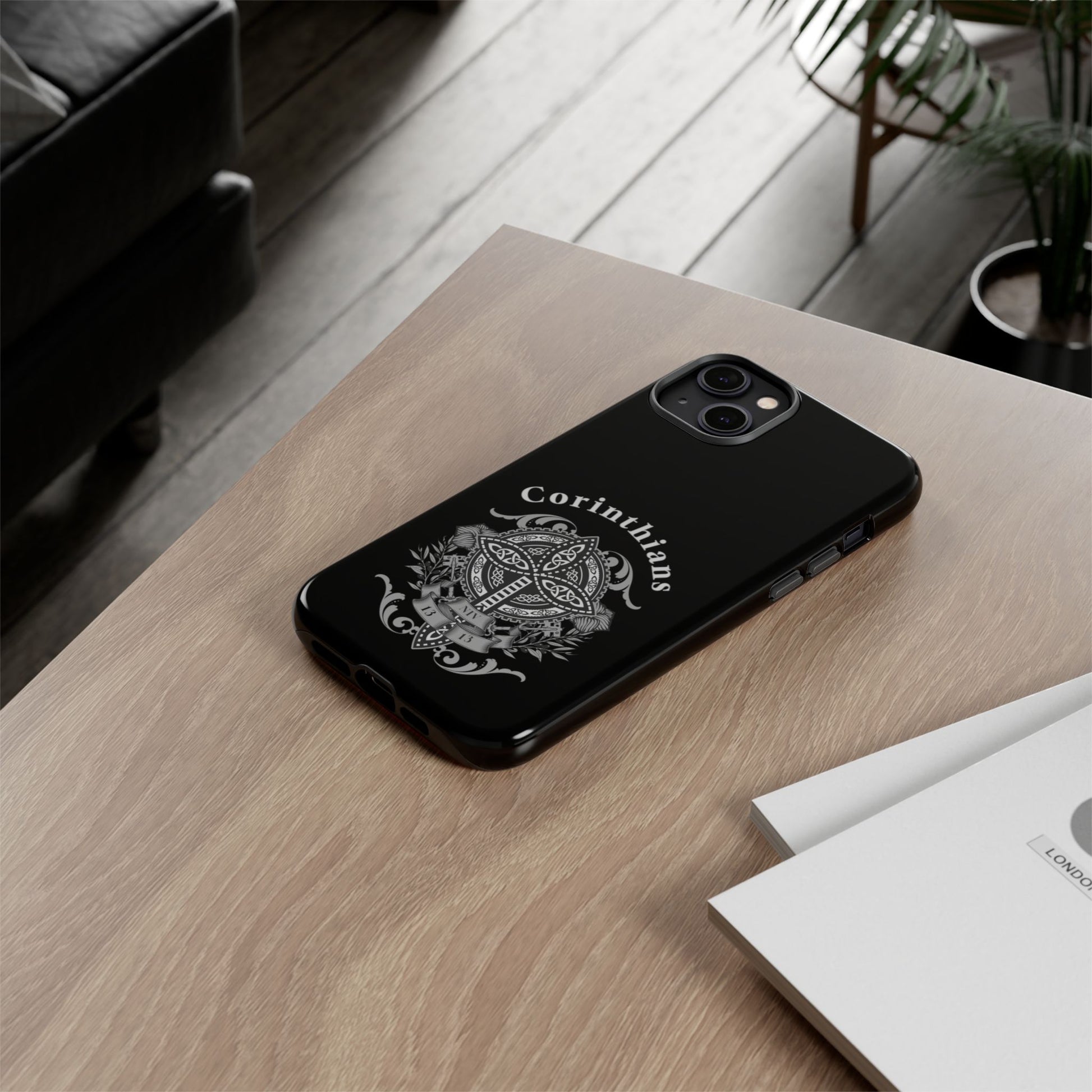 Corinthians Tough Case: Durable Phone Protection, Christian Gift, Unique Design, Trendy Accessory, Faith-Based Style