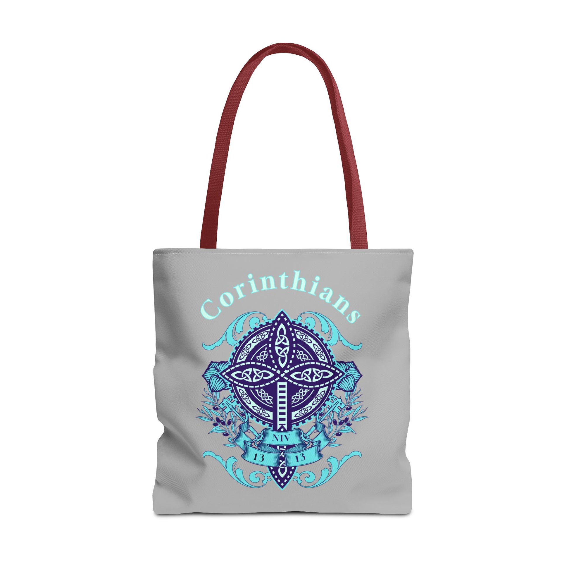 ⭐ Corinthians Cross Tote Bag – Celtic Faith-Inspired Carryall