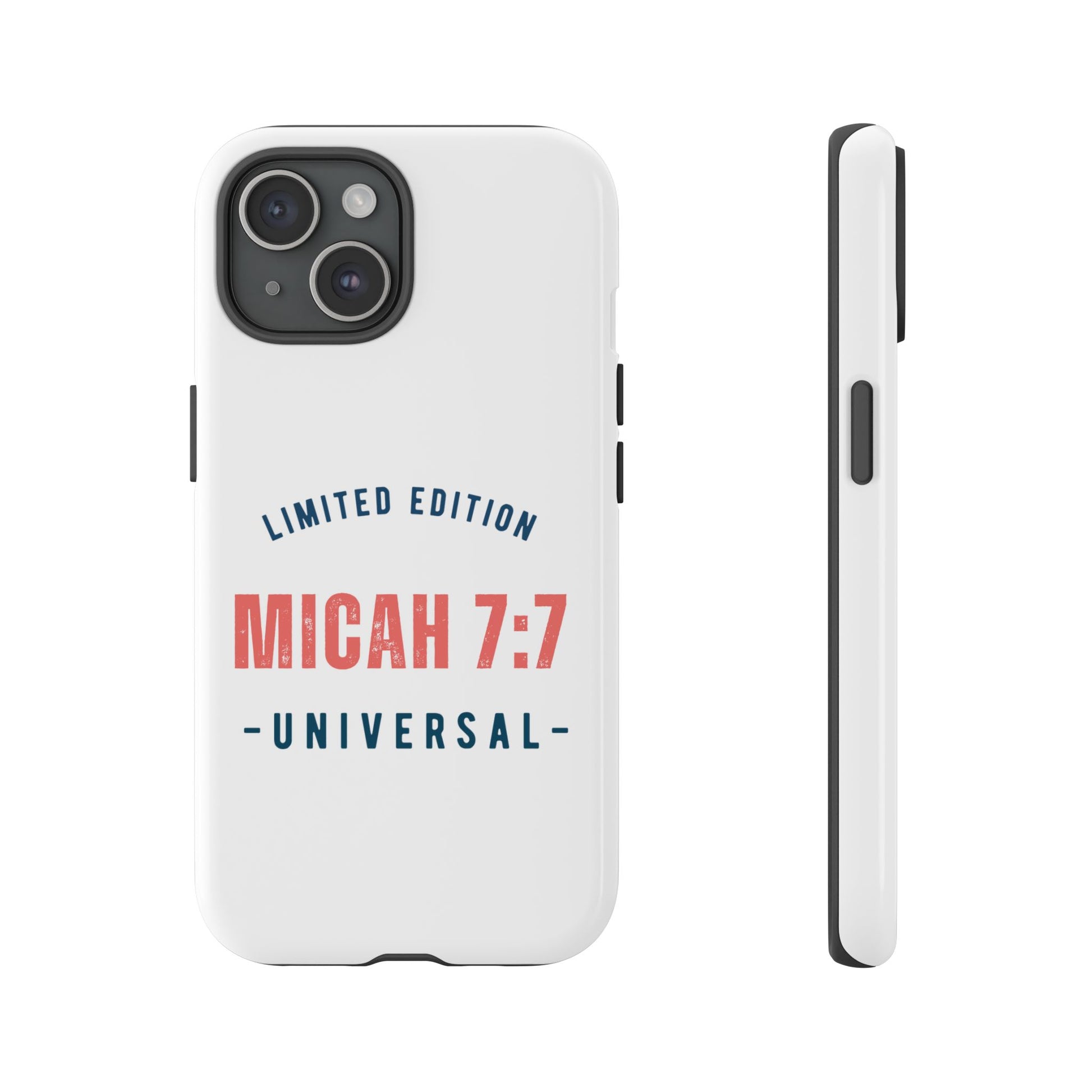 ⭐ Micah 7:7 Limited Edition Phone Case | Inspirational Gift | Tough Protective Case for Christians | Bible Verse Merchandise