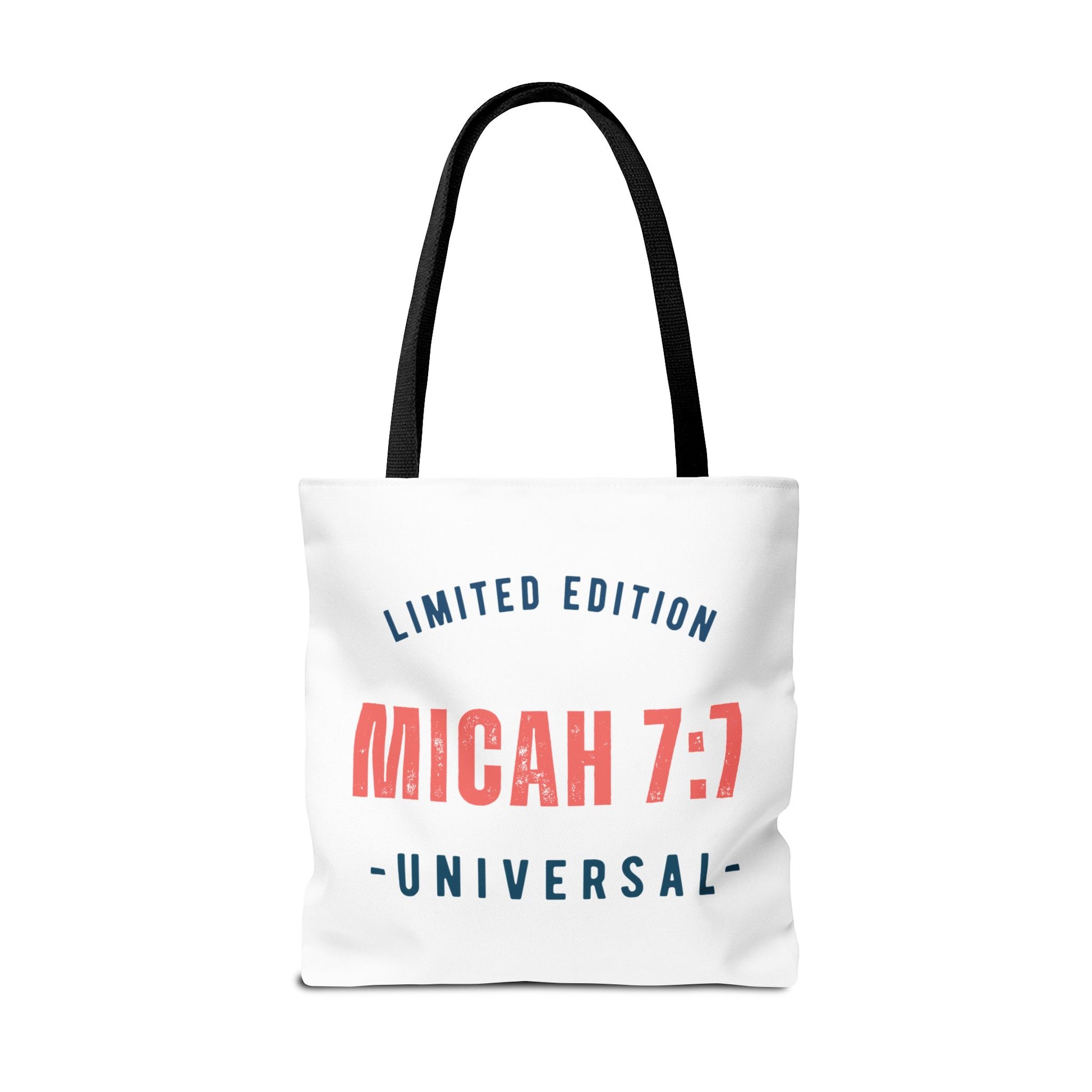 Limited Edition Inspirational Tote Bag - Micah 7:1, Motivational Carryall, Christian Gift, Everyday Tote, Reusable Shopping Bag