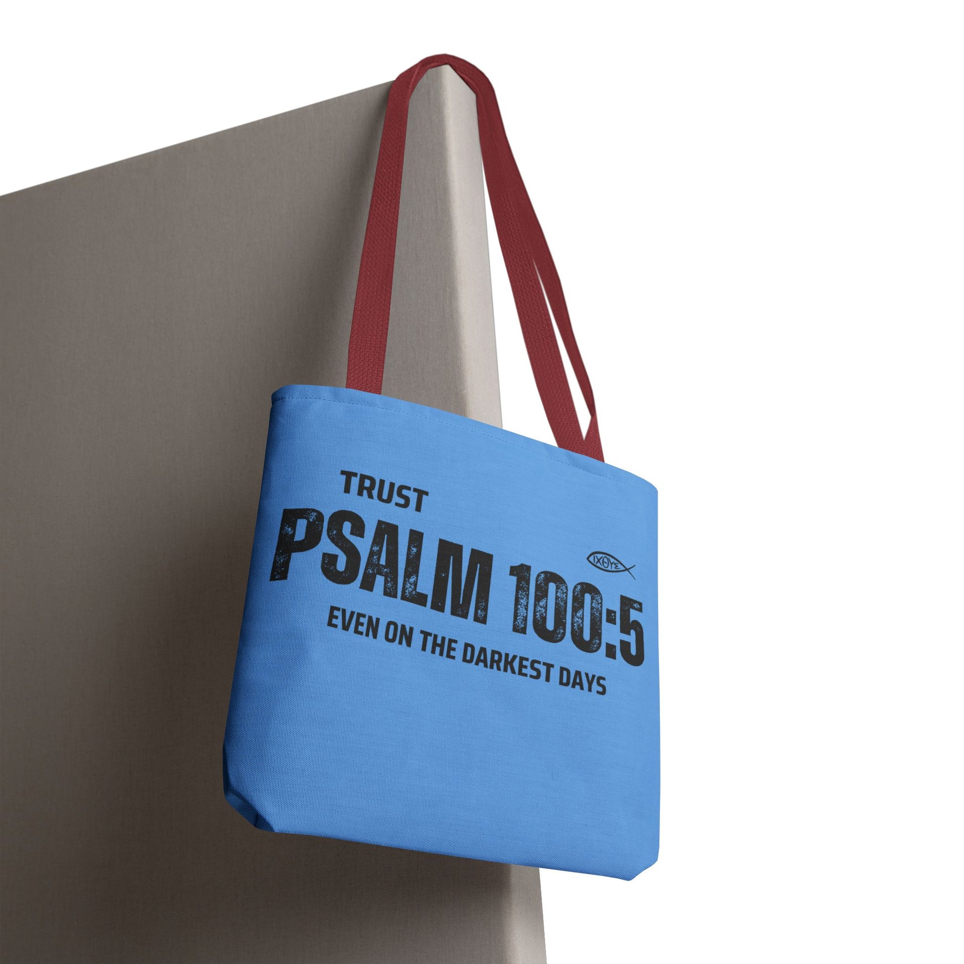 Inspirational Tote Bag - Trust Psalm 100:5, Faithful Christian Gift, Encouragement Accessory, Sustainable Shopping Bag, Inspirational [...]