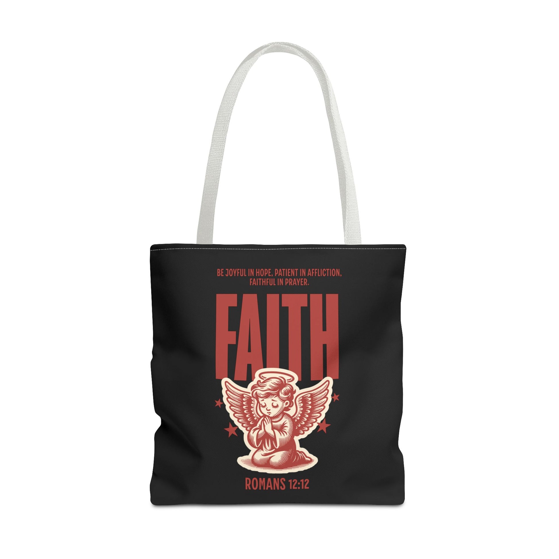 Faith-Inspired Tote Bag, Religious Shopping Bag, Gift for Believers, Motivational Daily Bag, Christian Faith Tote