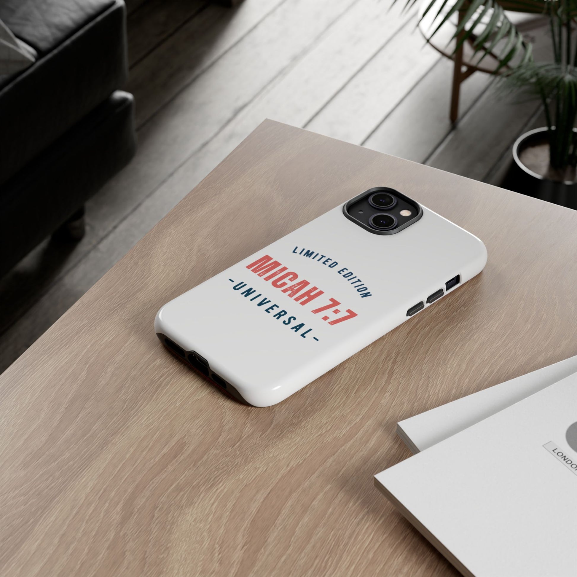 ⭐ Micah 7:7 Limited Edition Phone Case | Inspirational Gift | Tough Protective Case for Christians | Bible Verse Merchandise
