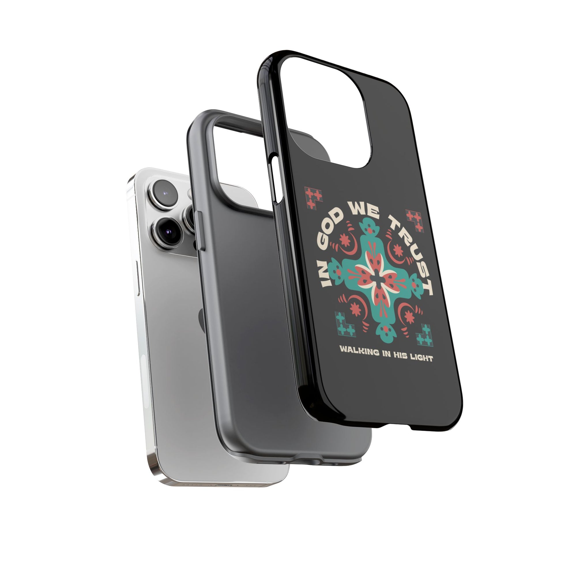 Tough Cases - In God We Trust Phone Case, Spiritual Phone Protector, Christian Cell Cover, Faith-based Accessory, Inspirational Gift