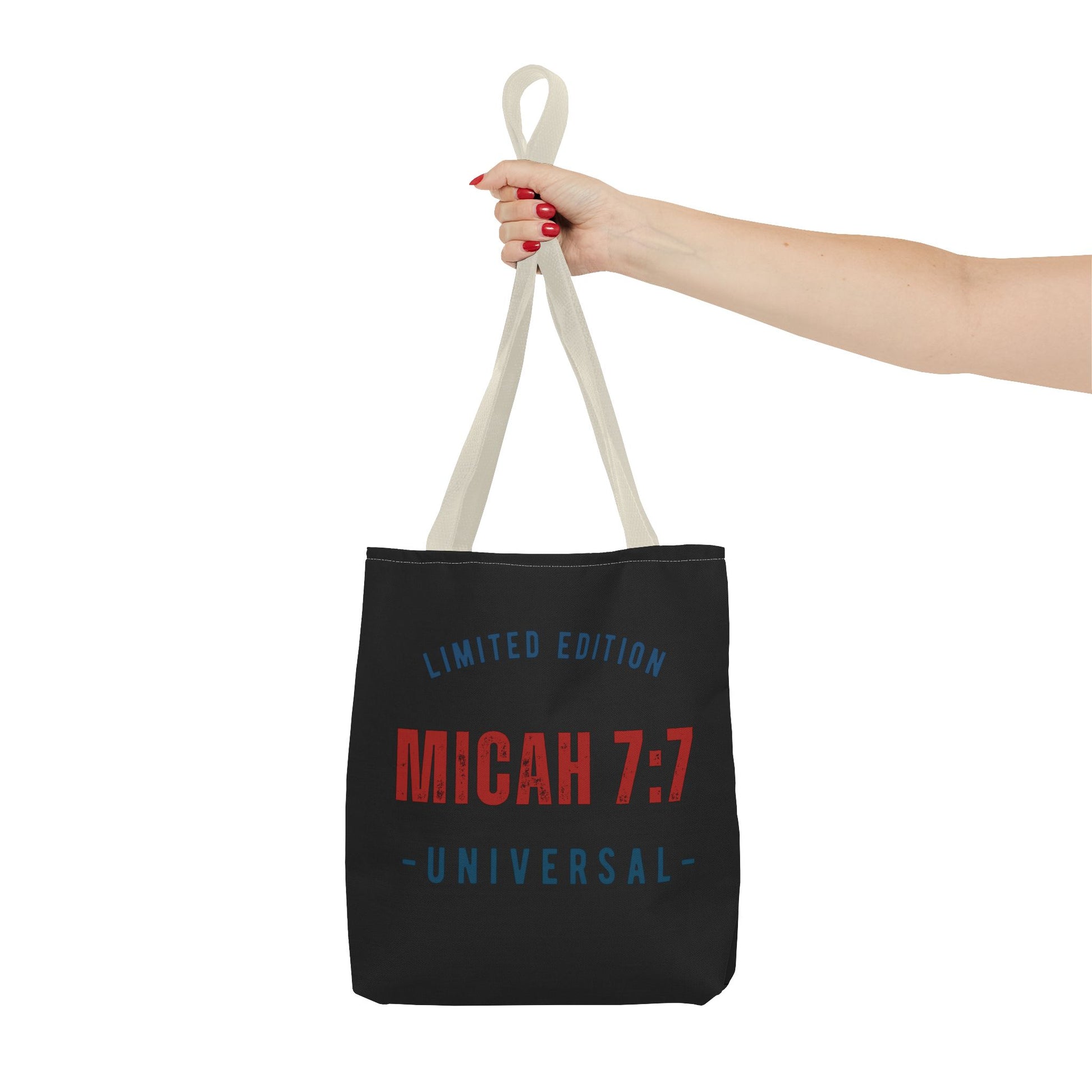 Limited Edition Micah 7:1 Tote Bag - Universal Design for Everyday Use, Gift, Eco-Friendly, Daily Essentials, Faith-Inspired