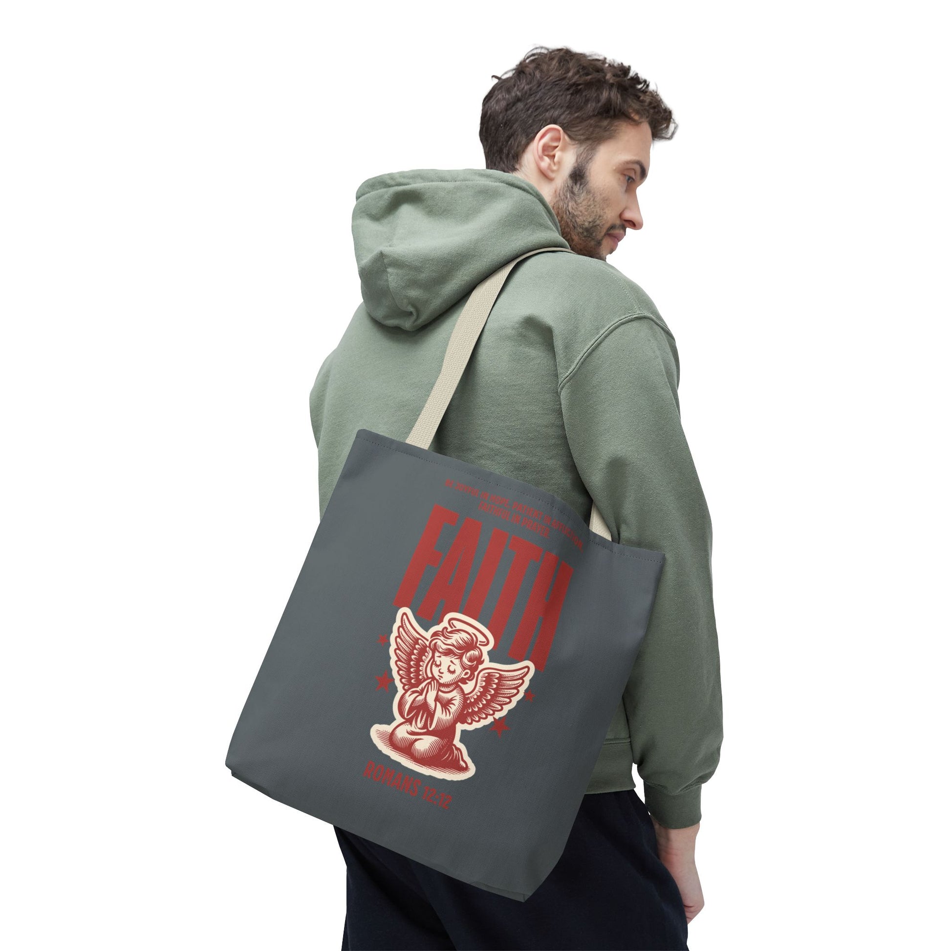 Faith-Inspired Tote Bag: Stylish & Versatile, Gift for Holidays, Shopping, Encouragement, Inspirational Gift, Eco-Friendly Bag