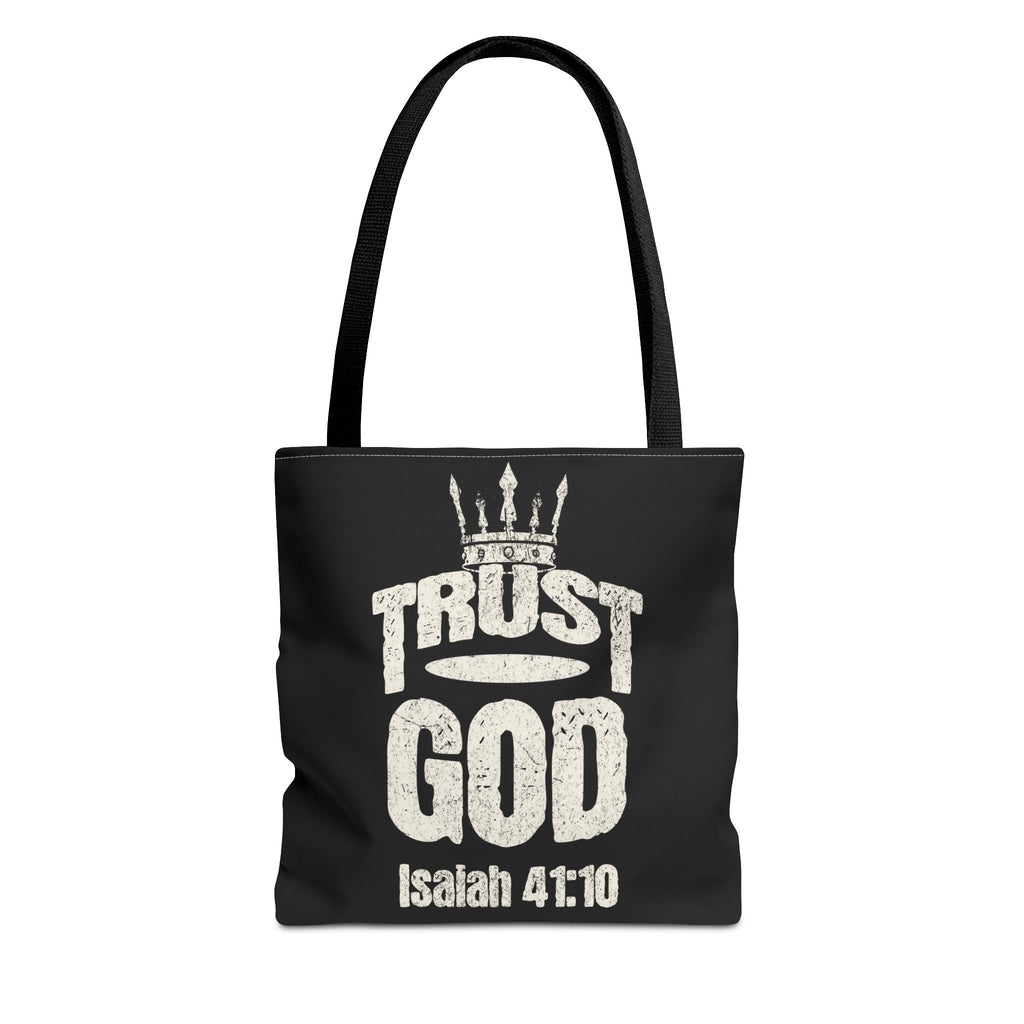 ✝️ Trust God – Isaiah 41:10 Christian Tote Bag