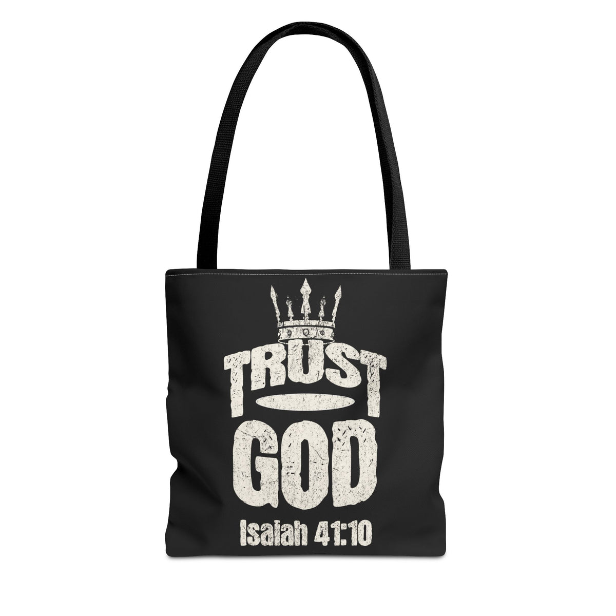 ✝️ Trust God – Isaiah 41:10 Christian Tote Bag