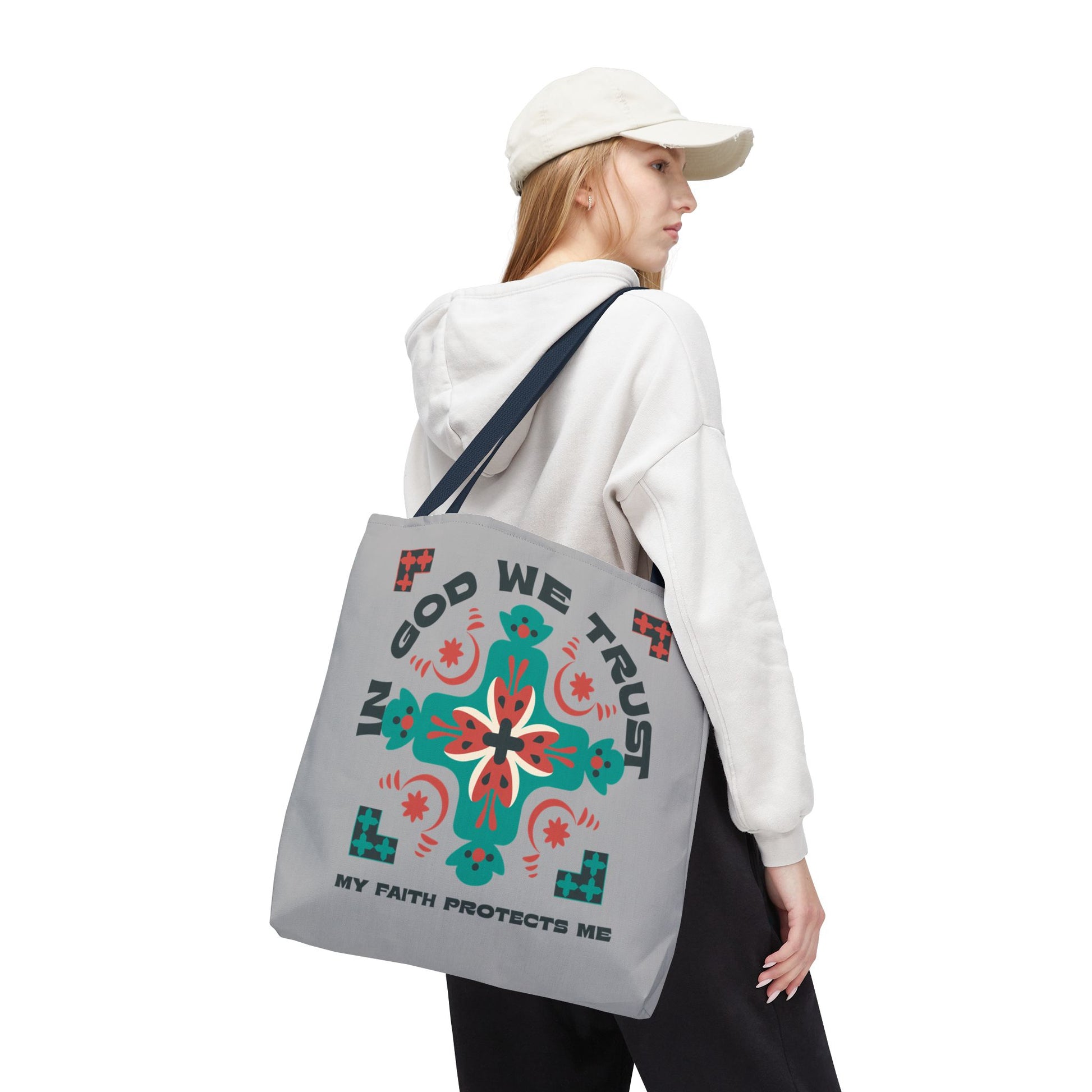 Faith-Inspired Tote Bag, Spiritual Shopper, Inspirational Gift, Religious Tote, Christian Accessory, Everyday Use