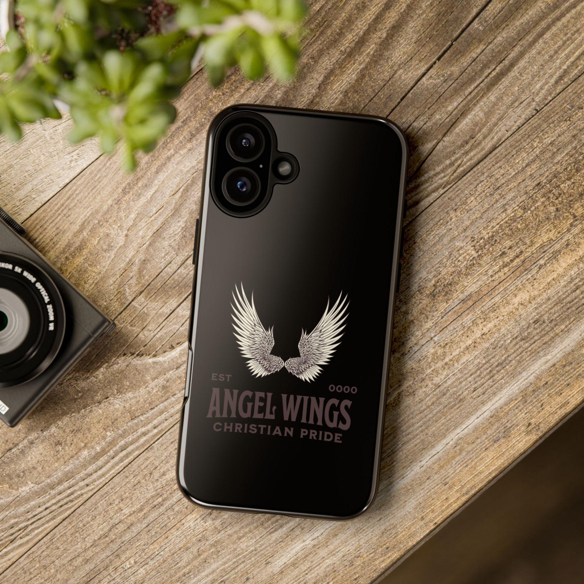 Angel Wings Phone Case - Tough Cases for Christian Pride, Unique Gift, Stylish Protection, Everyday Use, Angelic Design