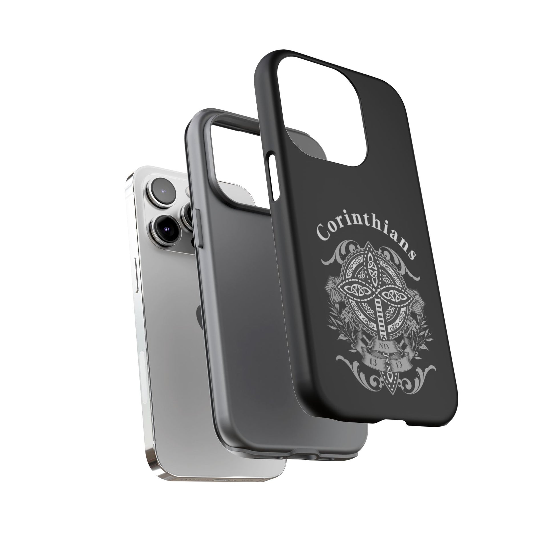 Corinthians Tough Case: Durable Phone Protection, Christian Gift, Unique Design, Trendy Accessory, Faith-Based Style