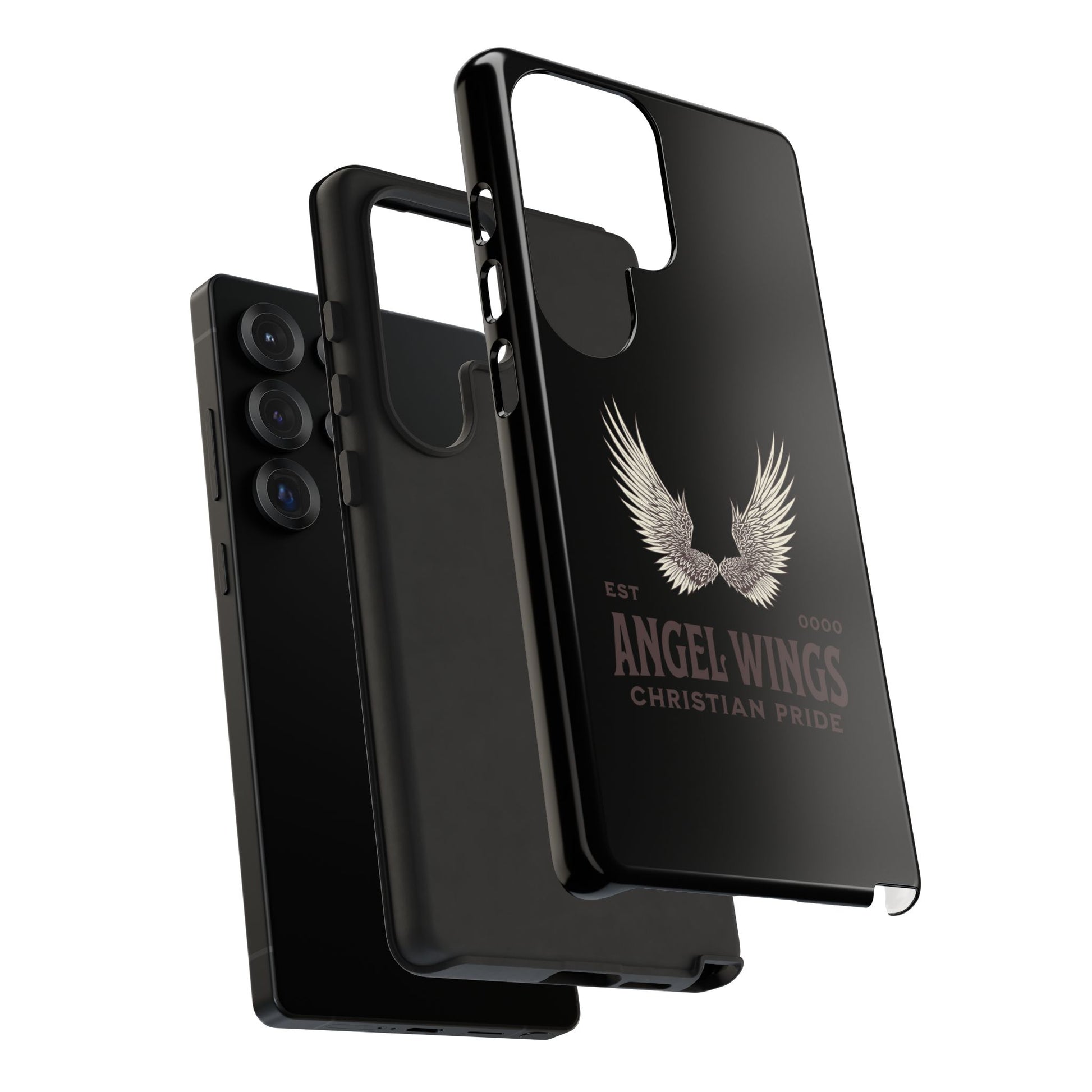 Angel Wings Phone Case - Tough Cases for Christian Pride, Unique Gift, Stylish Protection, Everyday Use, Angelic Design