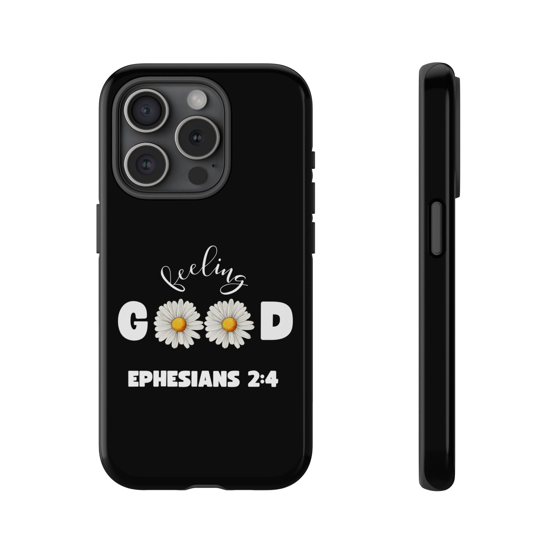 Ephesians 2:4 Floral Phone Case, Inspirational iPhone Cover, Tough Cases for Positivity, Motivational Gift for Friends, Spring Accessories