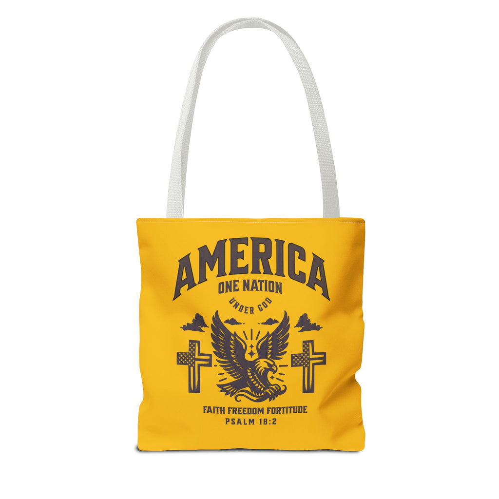 ⭐ America Faith Tote Bag – Bold Patriotic & Faith Statement