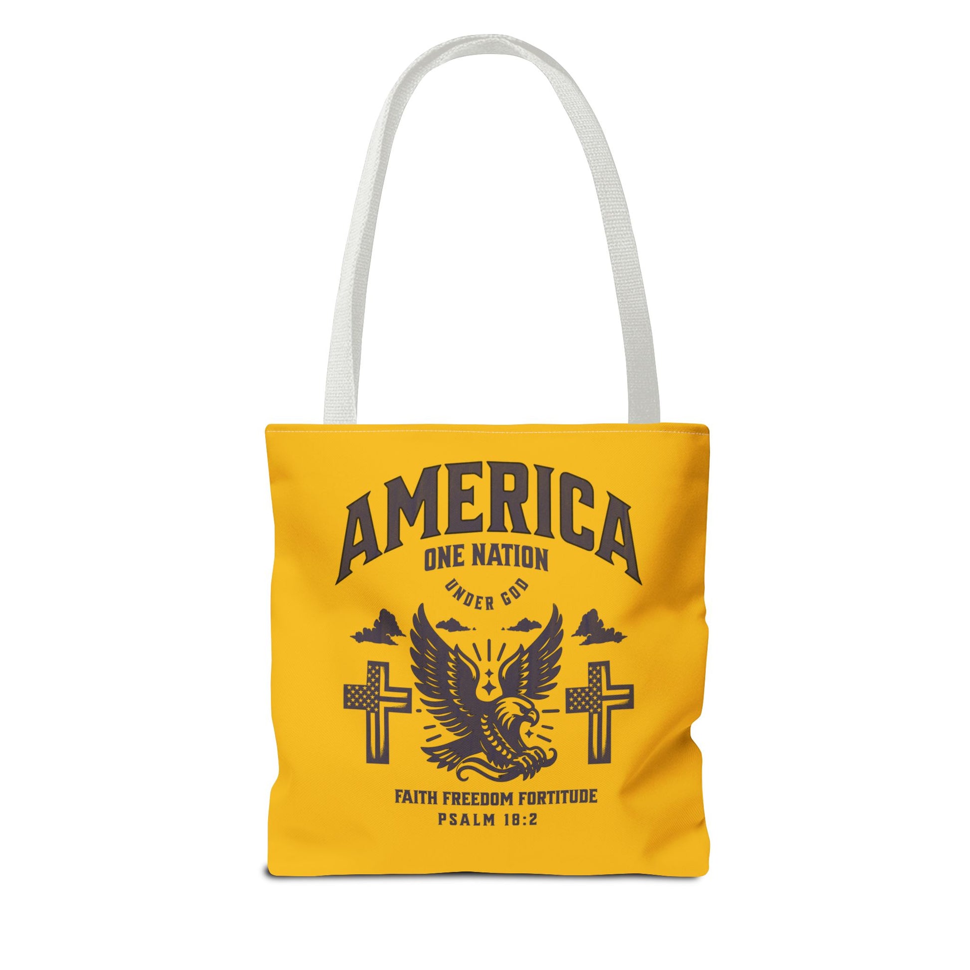 ⭐ America Faith Tote Bag – Bold Patriotic & Faith Statement