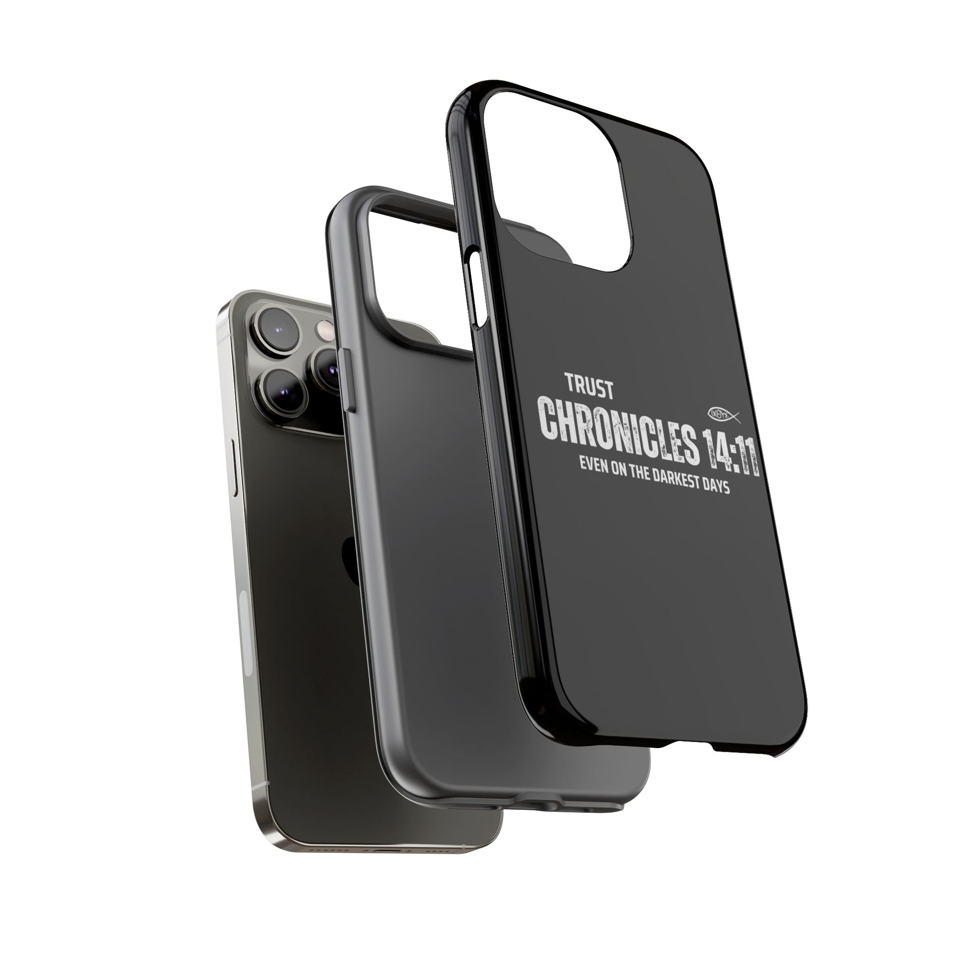 ⭐ Trust in God 2 Chronicles 14:11 Phone Case – Strength for the Hardest Days
