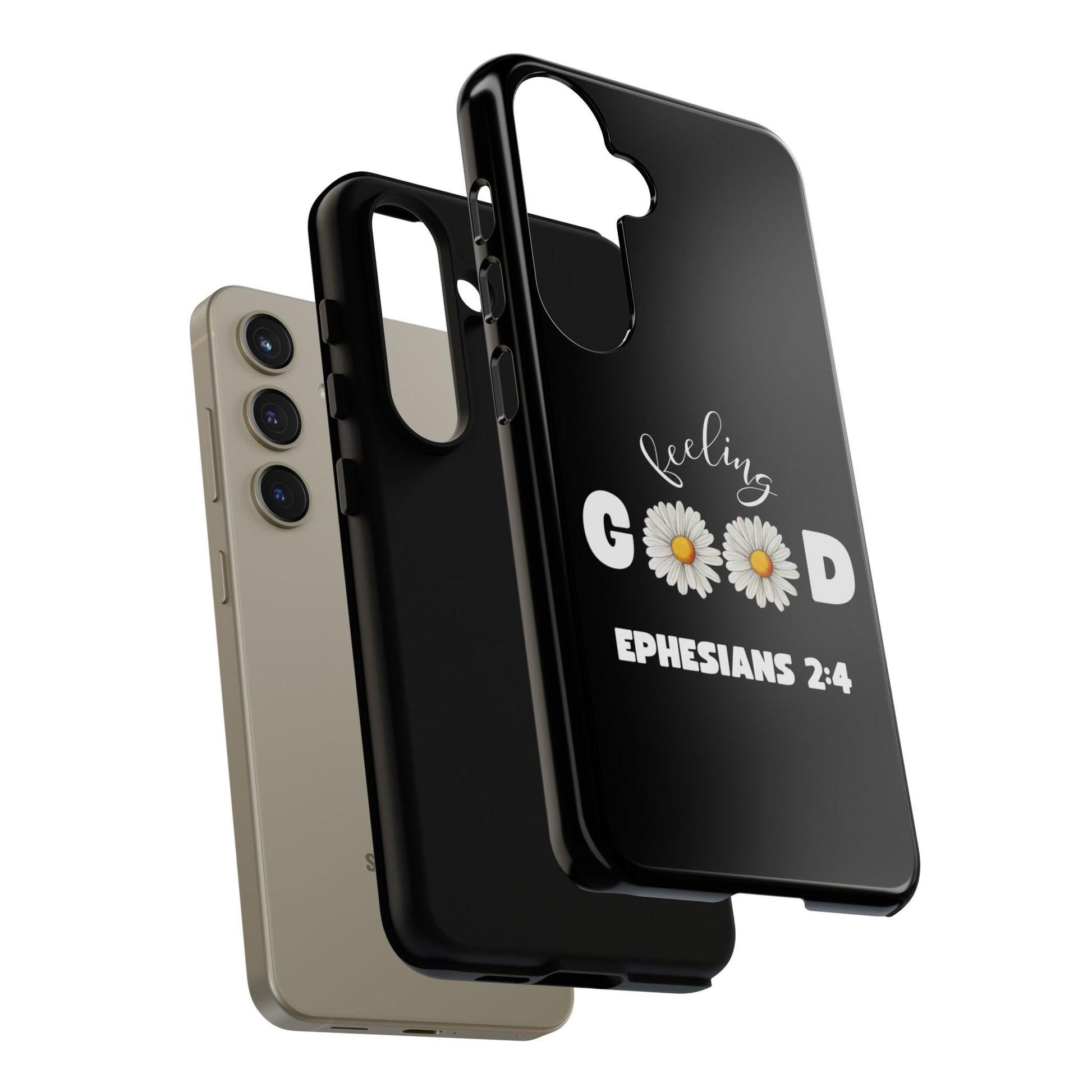 Ephesians 2:4 Floral Phone Case, Inspirational iPhone Cover, Tough Cases for Positivity, Motivational Gift for Friends, Spring Accessories