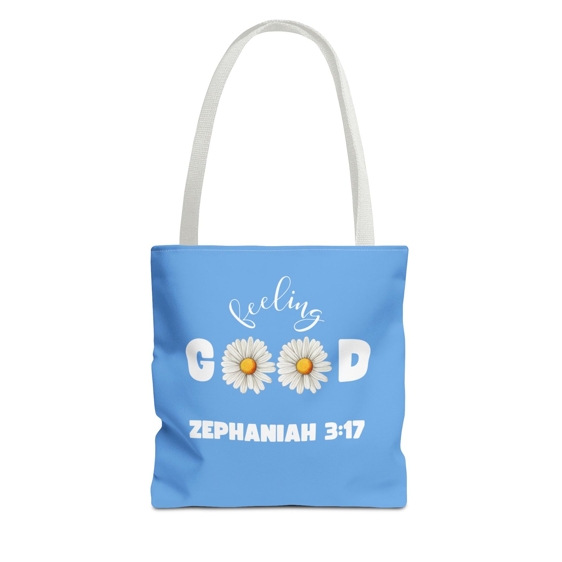 Inspirational Tote Bag - Feeling Good, Floral Design, Scripture Quote, Motivational Gift, Everyday Use, Church Events