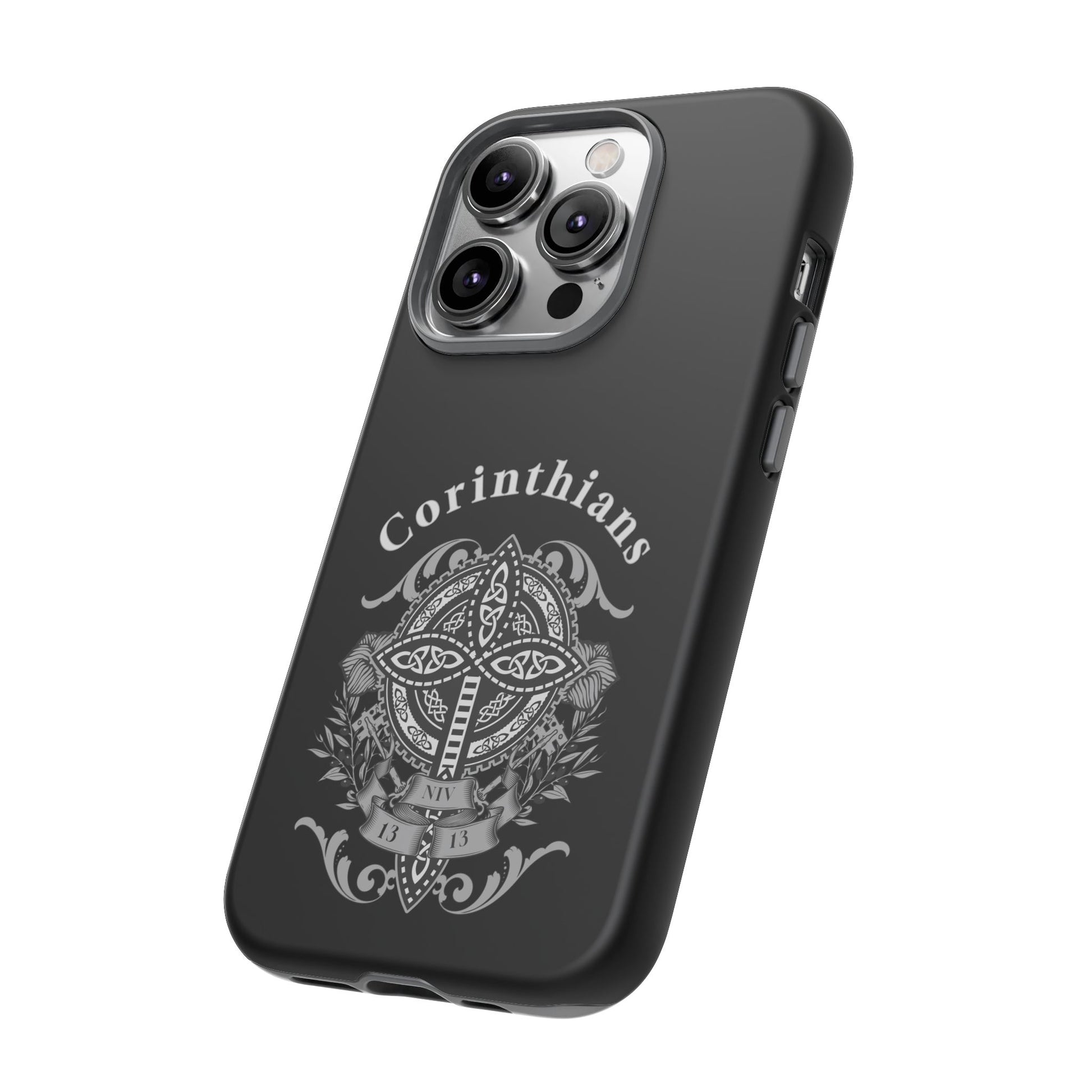 Corinthians Tough Case: Durable Phone Protection, Christian Gift, Unique Design, Trendy Accessory, Faith-Based Style