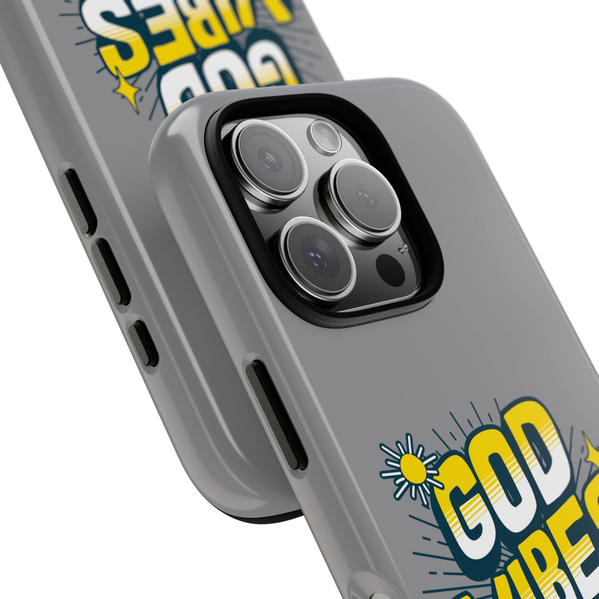 God Vibes Only Phone Case - Inspirational Tough Case, Positive Message Cover, Gift for Faith, Spirituality, Encouragement