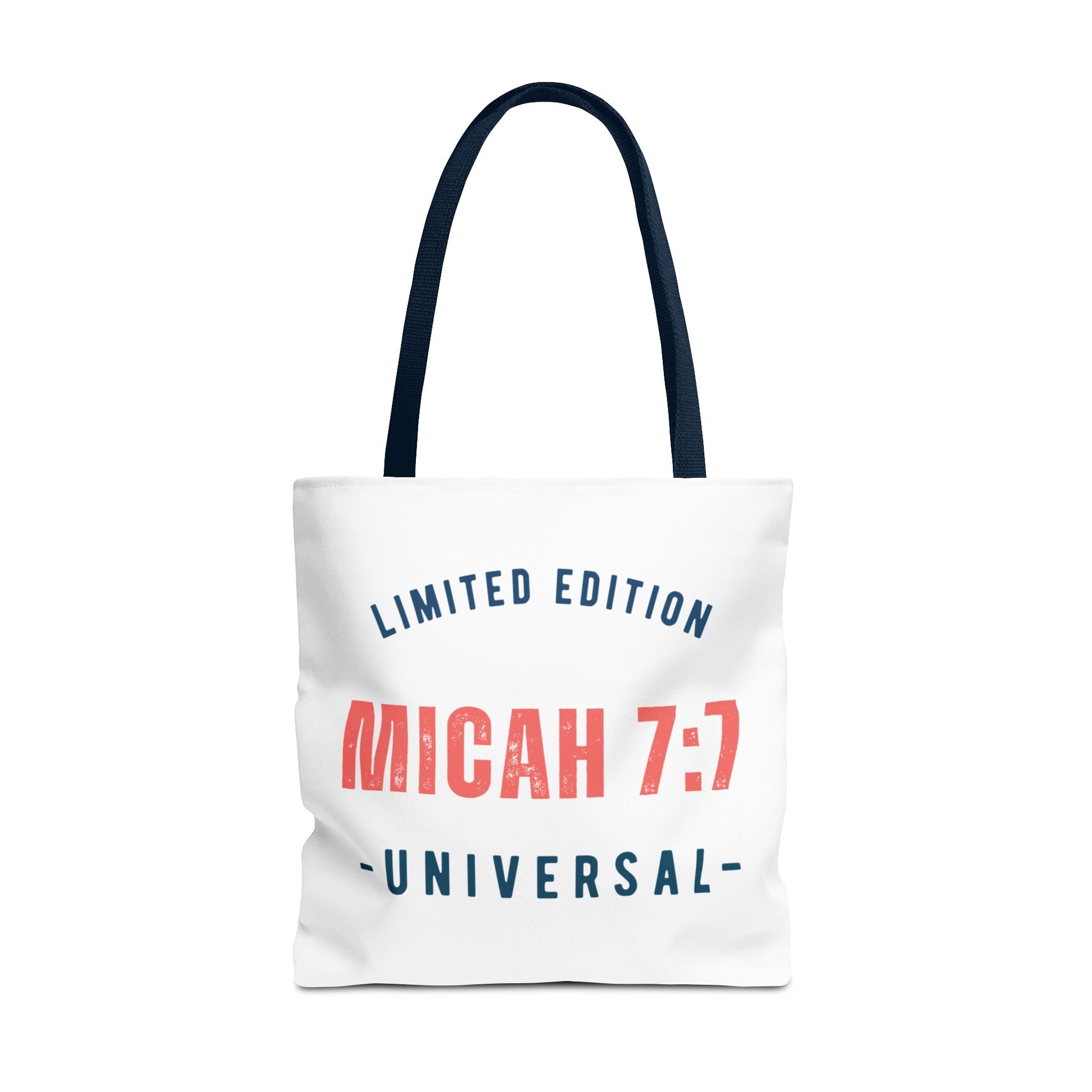 Limited Edition Inspirational Tote Bag - Micah 7:1, Motivational Carryall, Christian Gift, Everyday Tote, Reusable Shopping Bag