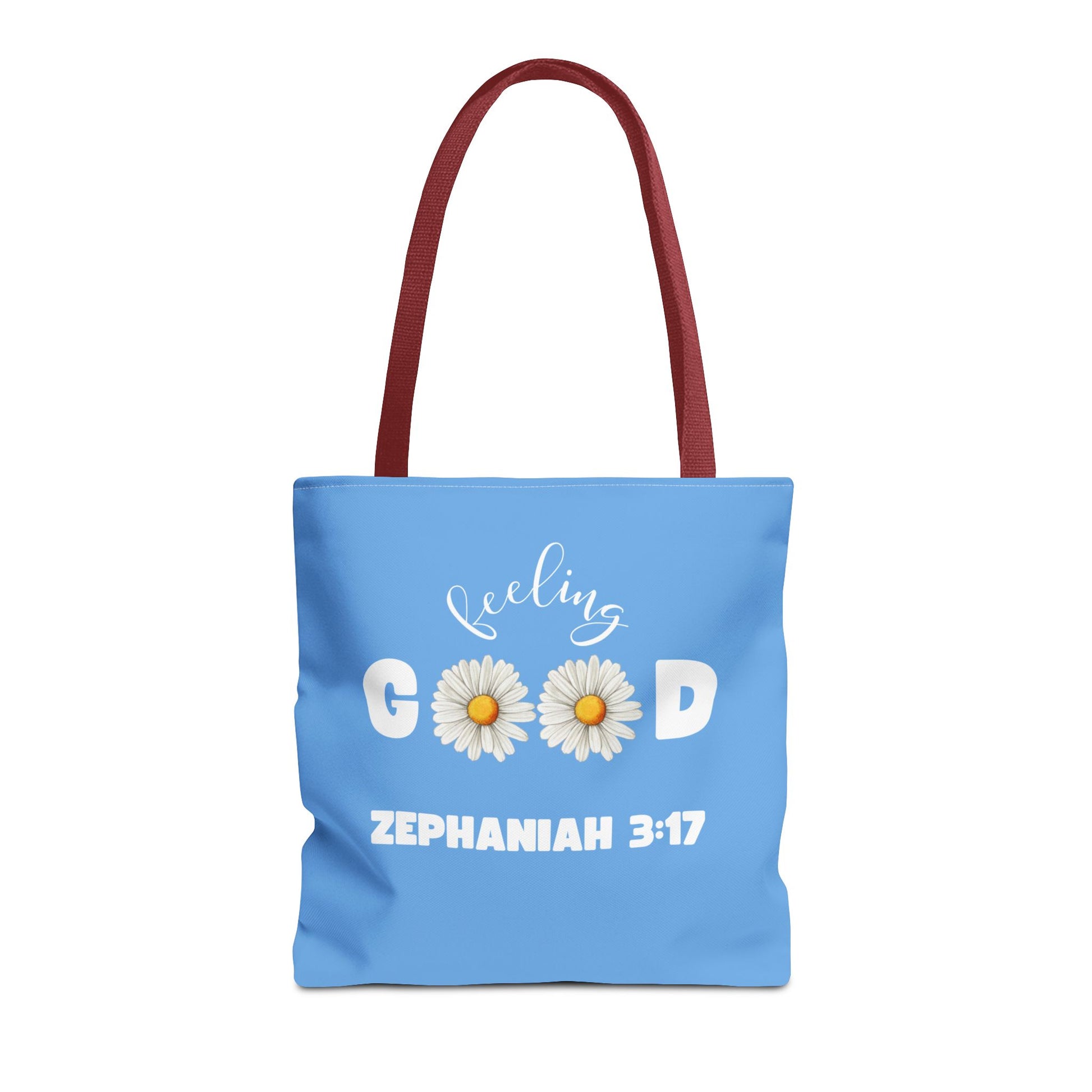 Inspirational Tote Bag - Feeling Good, Floral Design, Scripture Quote, Motivational Gift, Everyday Use, Church Events