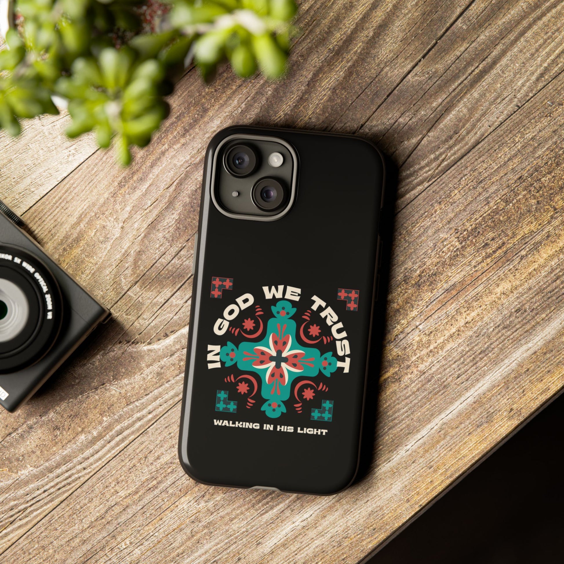 Tough Cases - In God We Trust Phone Case, Spiritual Phone Protector, Christian Cell Cover, Faith-based Accessory, Inspirational Gift
