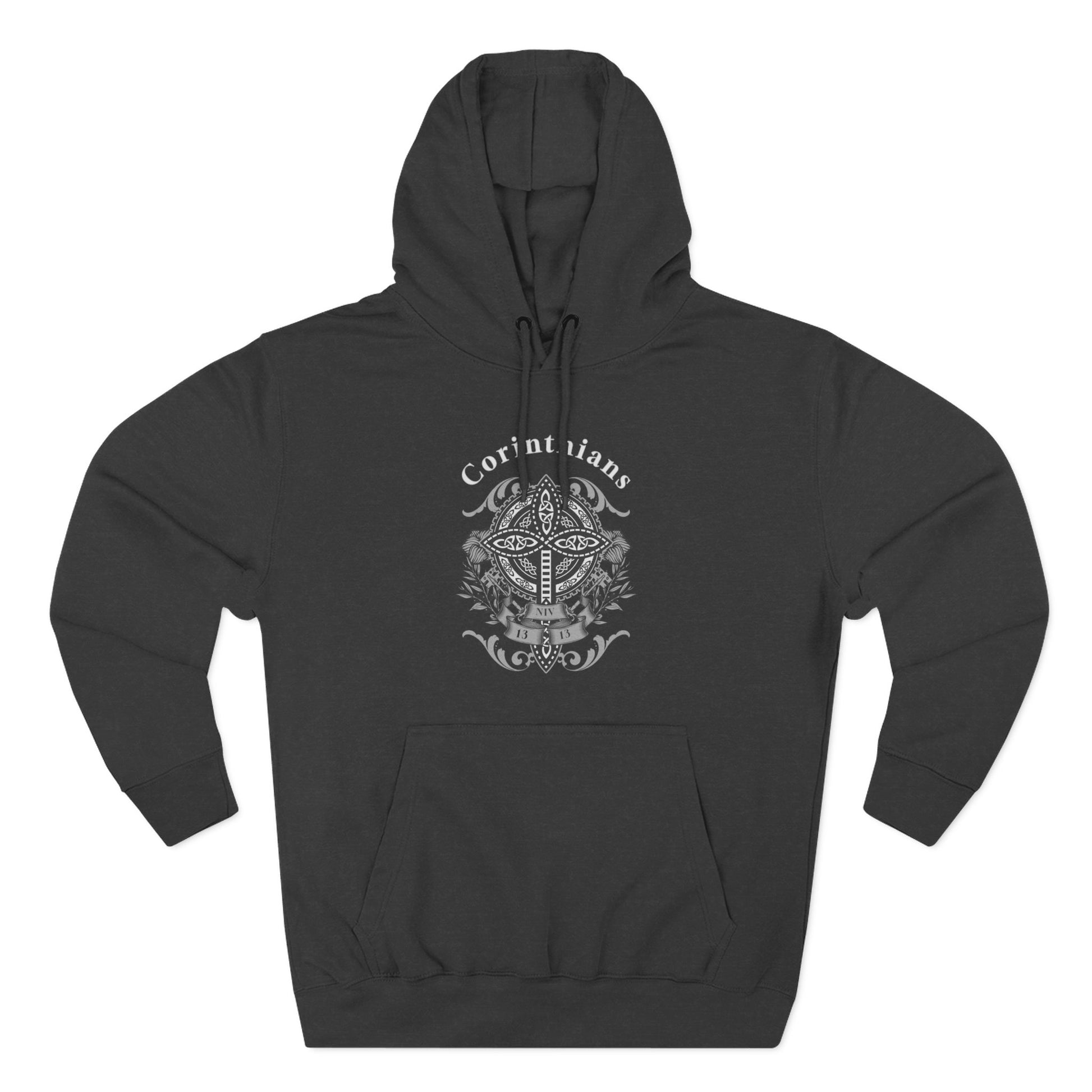⭐ Faith &amp; Resilience Christian Hoodie – Corinthians 1:13