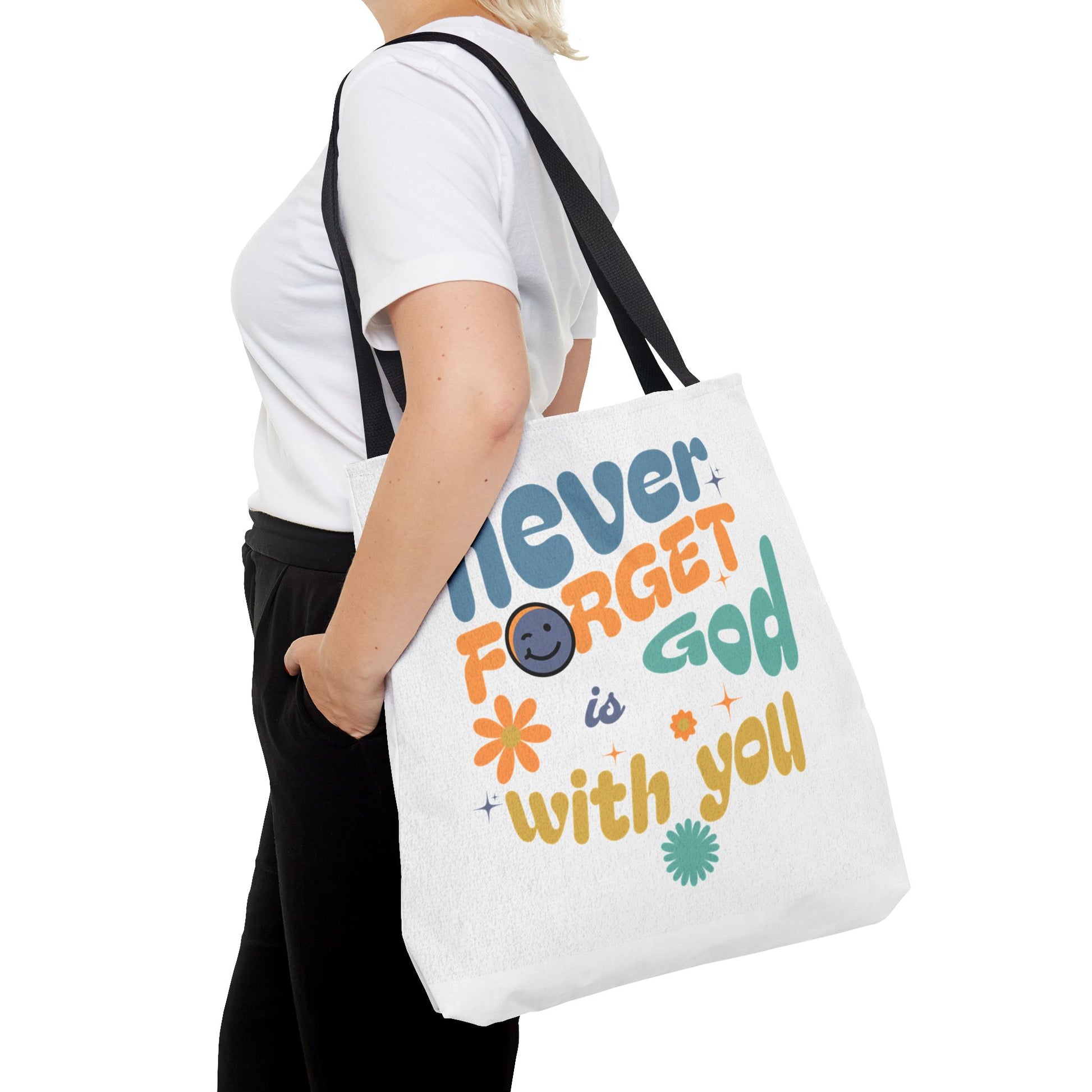 ⭐ Never Forget Tote Bag – Deuteronomy 31:6