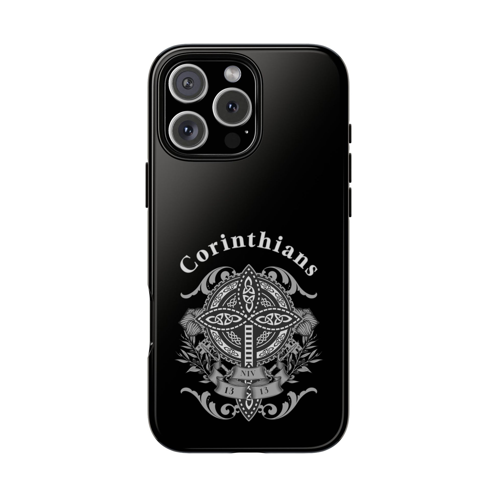 Corinthians Tough Case: Durable Phone Protection, Christian Gift, Unique Design, Trendy Accessory, Faith-Based Style