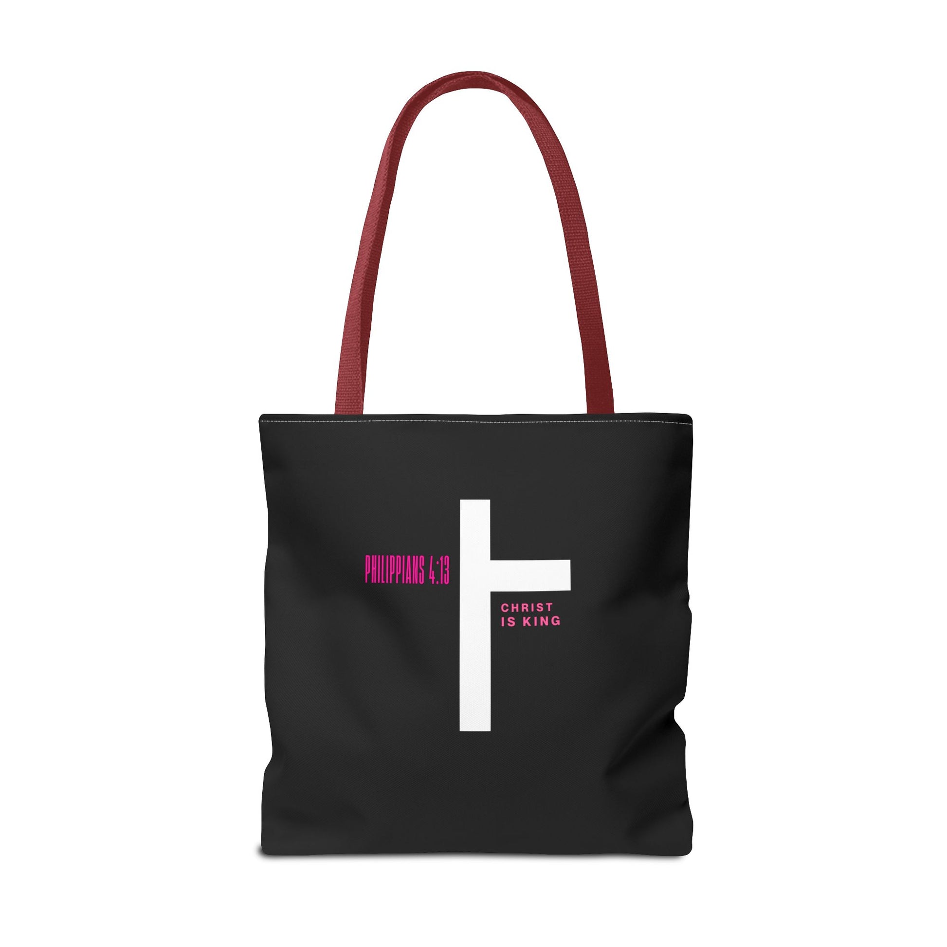 ⭐ Philippians 4:13 Tote Bag – Faith & Strength Statement Bag