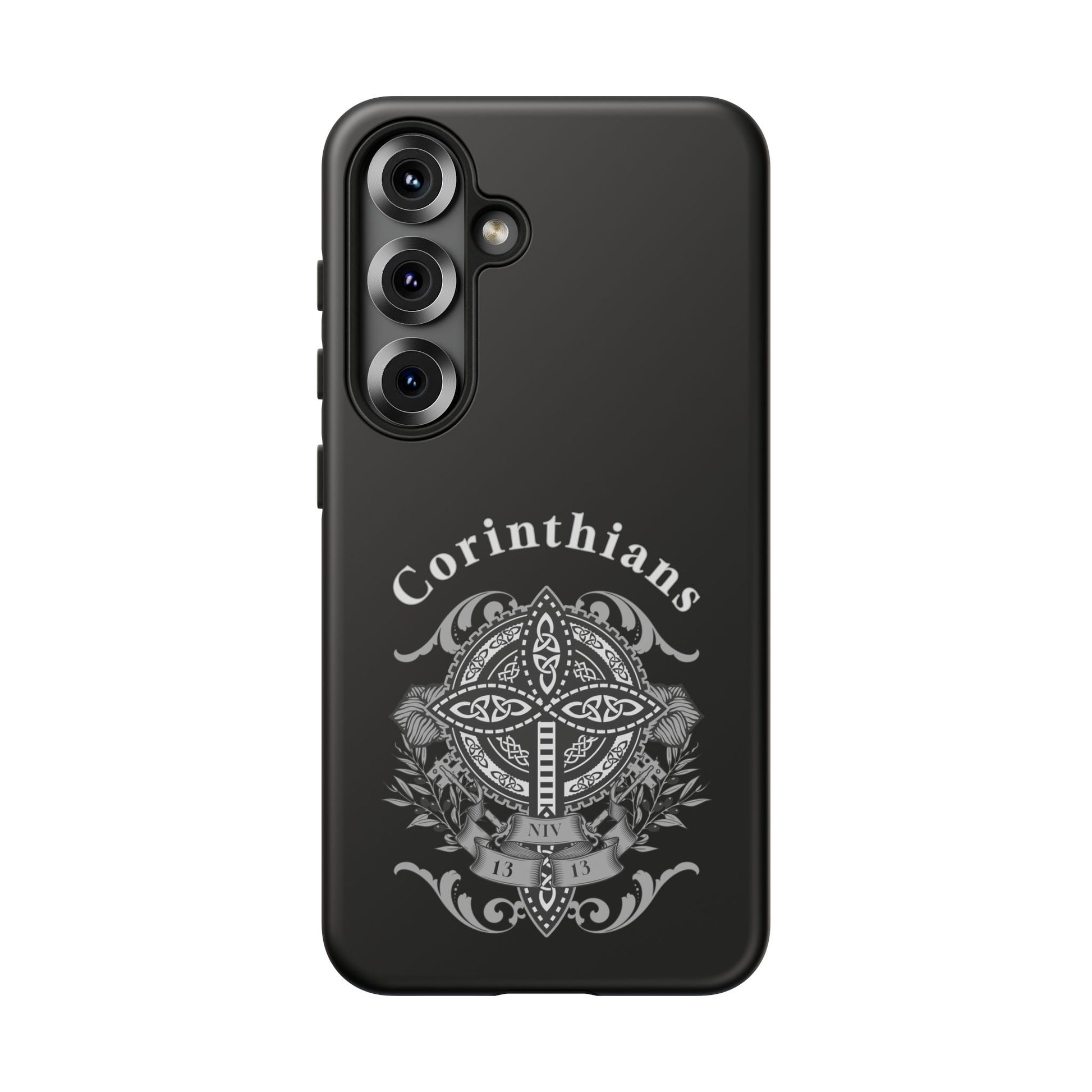 Corinthians Tough Case: Durable Phone Protection, Christian Gift, Unique Design, Trendy Accessory, Faith-Based Style