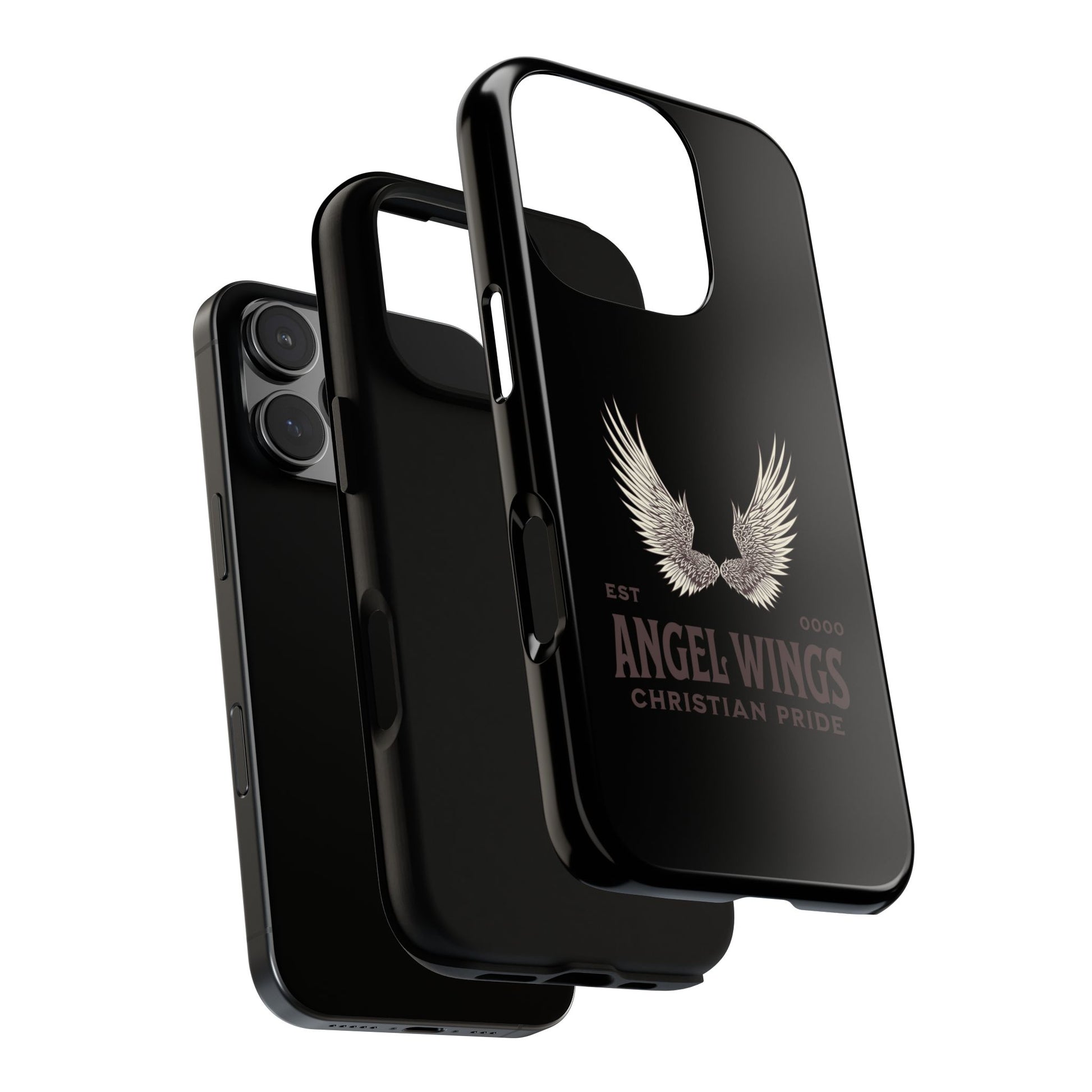 Angel Wings Phone Case - Tough Cases for Christian Pride, Unique Gift, Stylish Protection, Everyday Use, Angelic Design