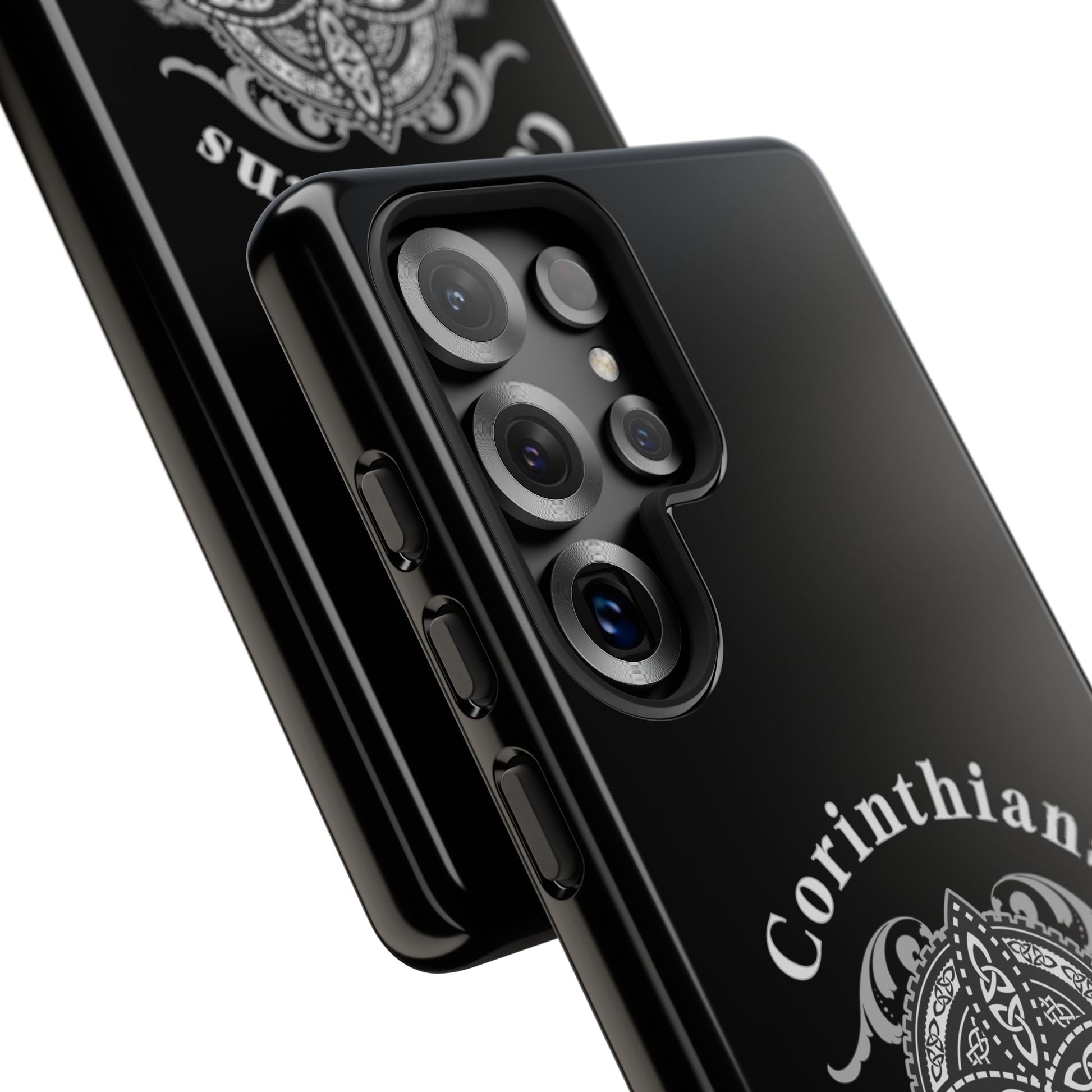 Corinthians Tough Case: Durable Phone Protection, Christian Gift, Unique Design, Trendy Accessory, Faith-Based Style