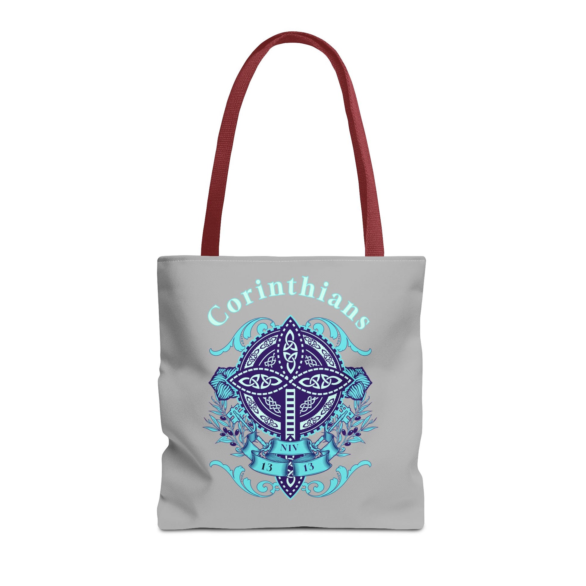 ⭐ Corinthians Cross Tote Bag – Celtic Faith-Inspired Carryall