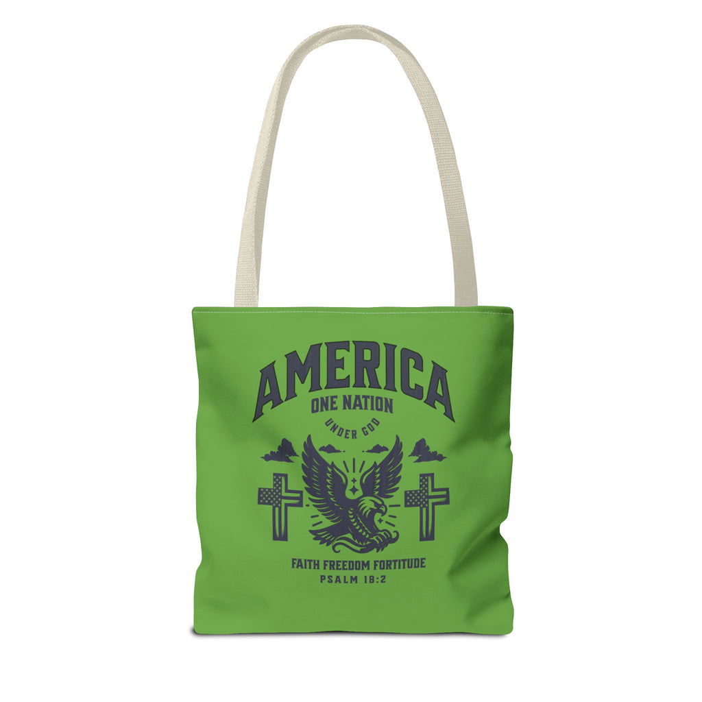 ⭐ America Faith Tote Bag – Bold Patriotic & Faith Statement