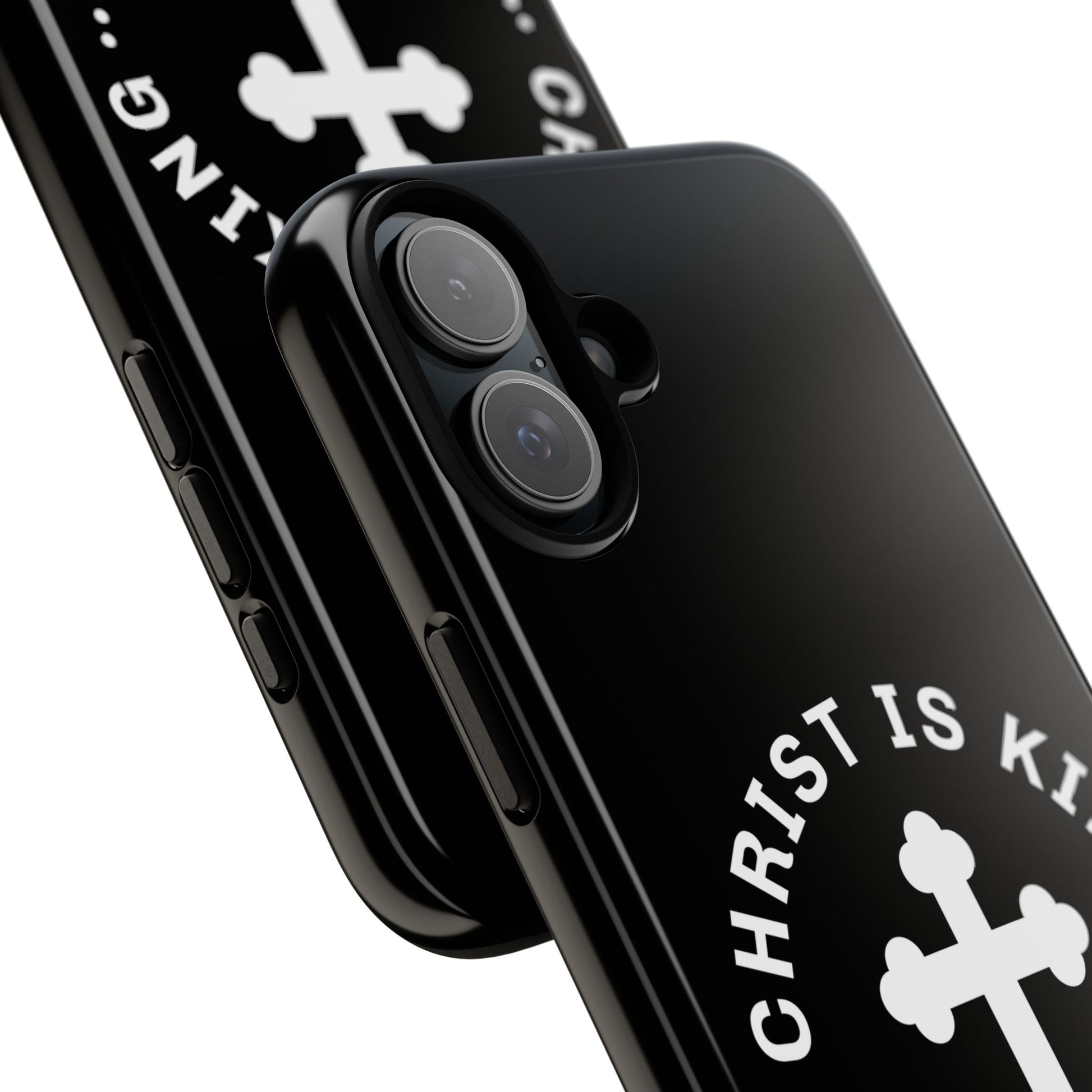 ⭐ Christ is King Phone Case – Tough Cases, Christian Gift, Bible Verse Merchandise, Cross Design, Faith Accessories