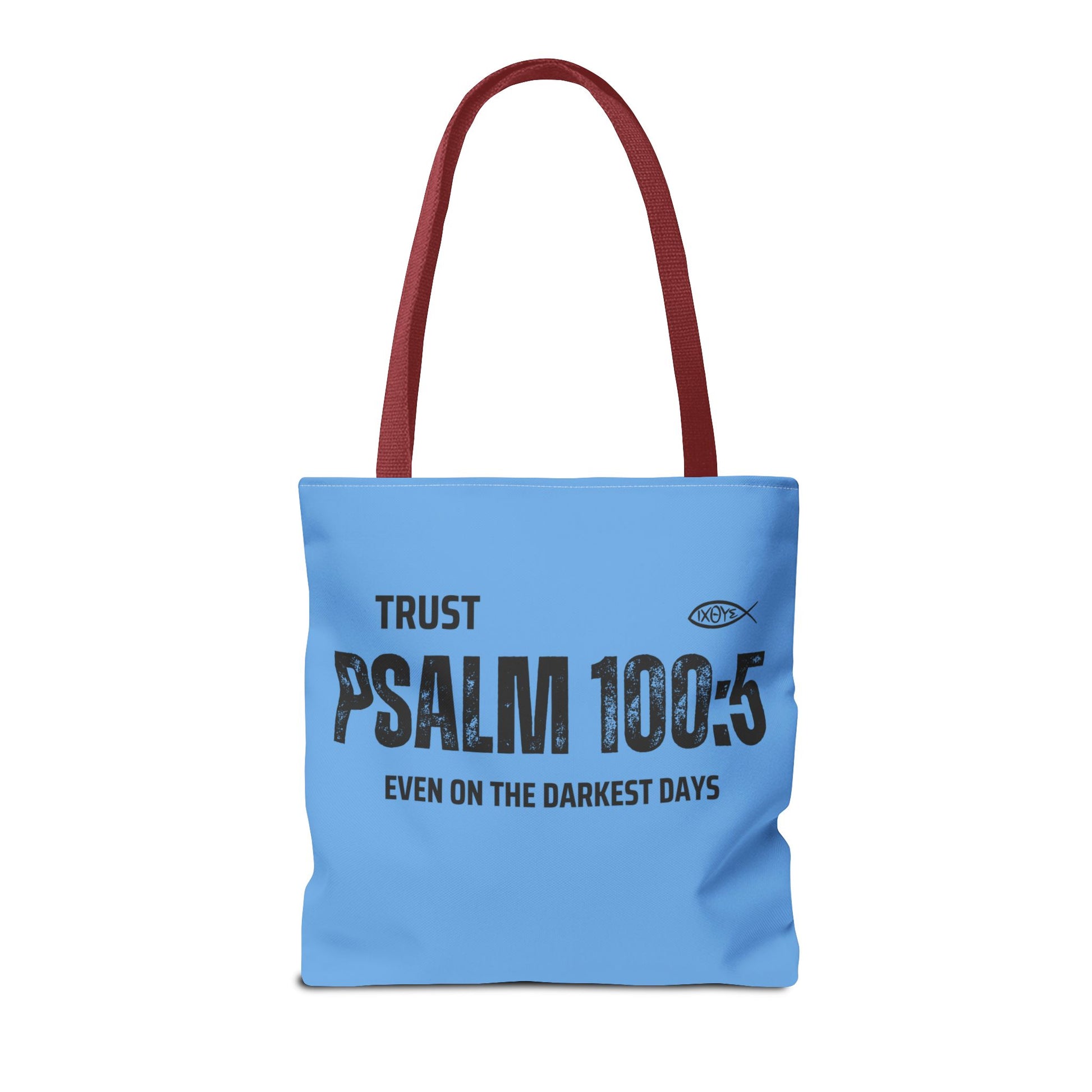 Inspirational Tote Bag - Trust Psalm 100:5, Faithful Christian Gift, Encouragement Accessory, Sustainable Shopping Bag, Inspirational [...]