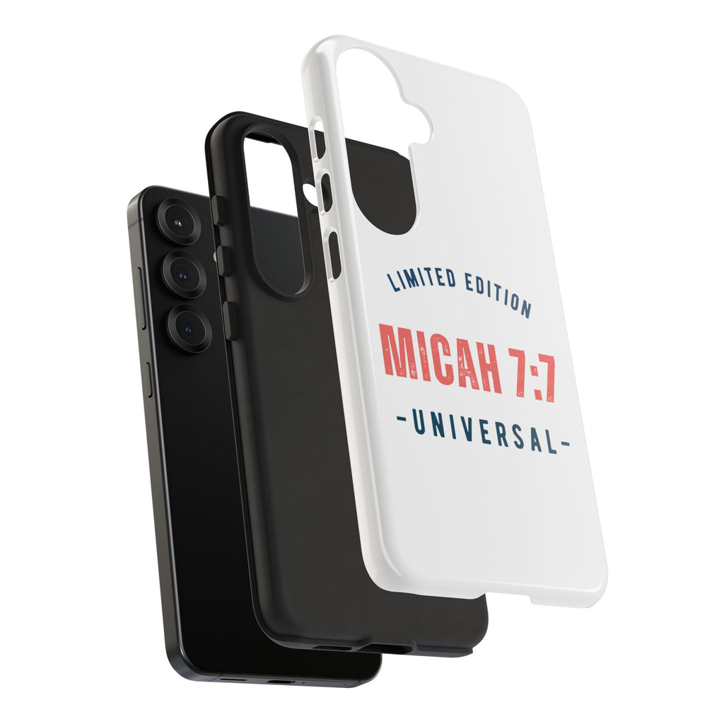 ⭐ Micah 7:7 Limited Edition Phone Case | Inspirational Gift | Tough Protective Case for Christians | Bible Verse Merchandise