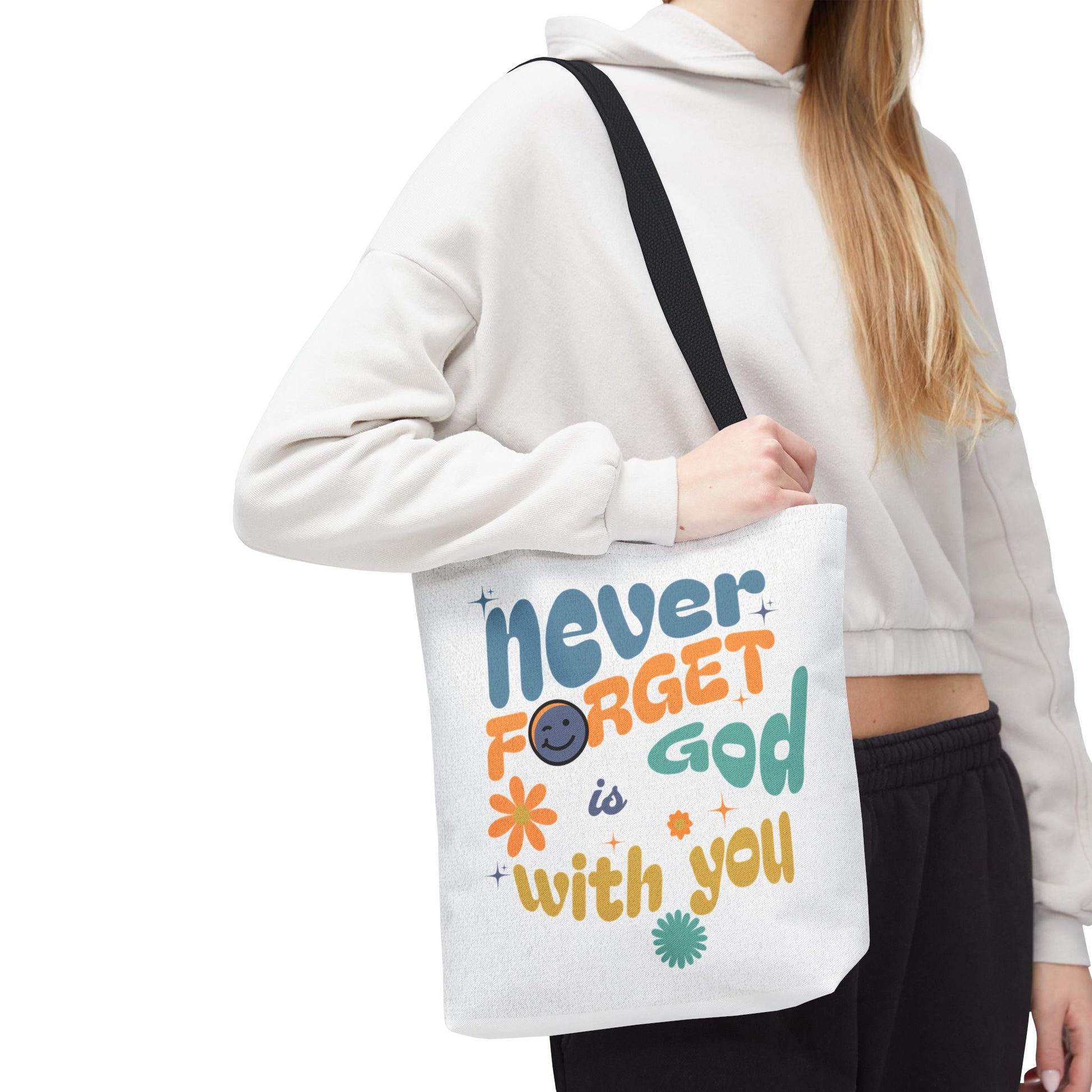 ⭐ Never Forget Tote Bag – Deuteronomy 31:6