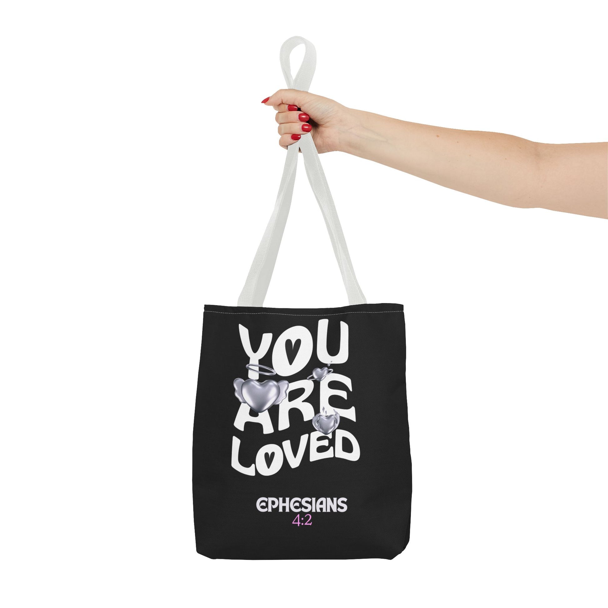 ⭐ "You Are Loved" Tote Bag – Ephesians 4:2