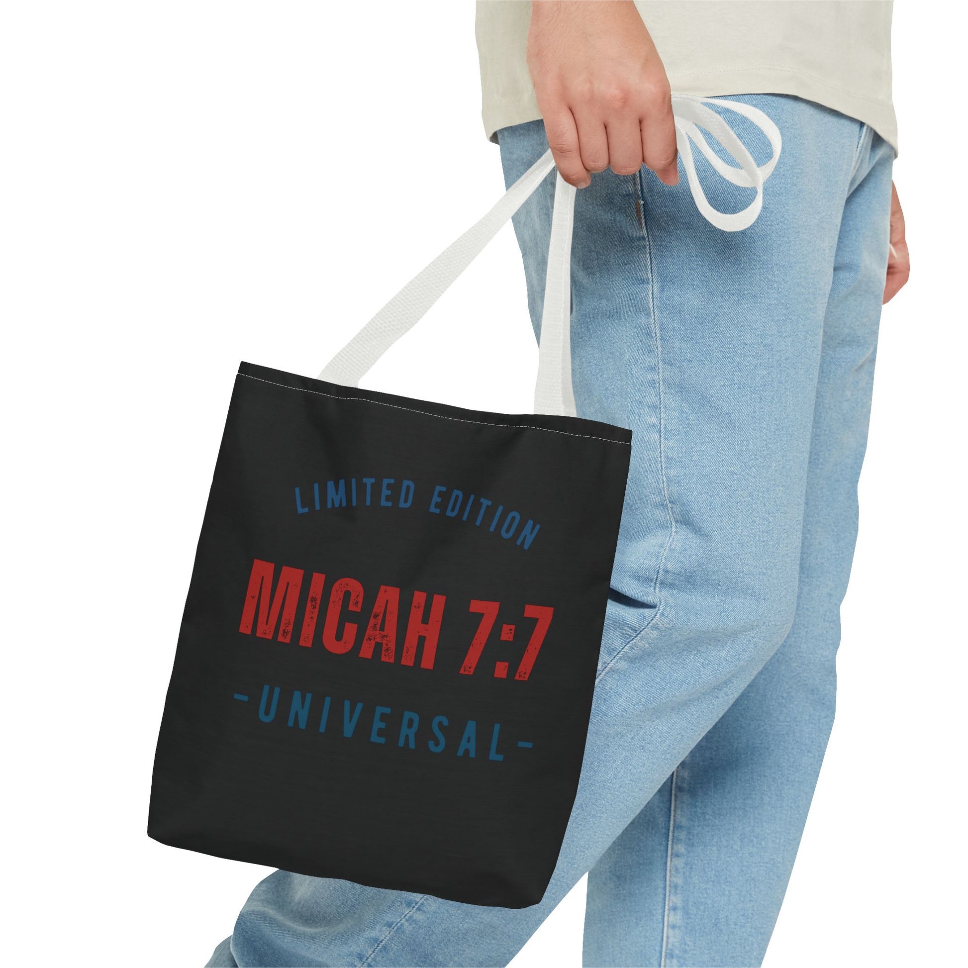 Limited Edition Micah 7:1 Tote Bag - Universal Design for Everyday Use, Gift, Eco-Friendly, Daily Essentials, Faith-Inspired