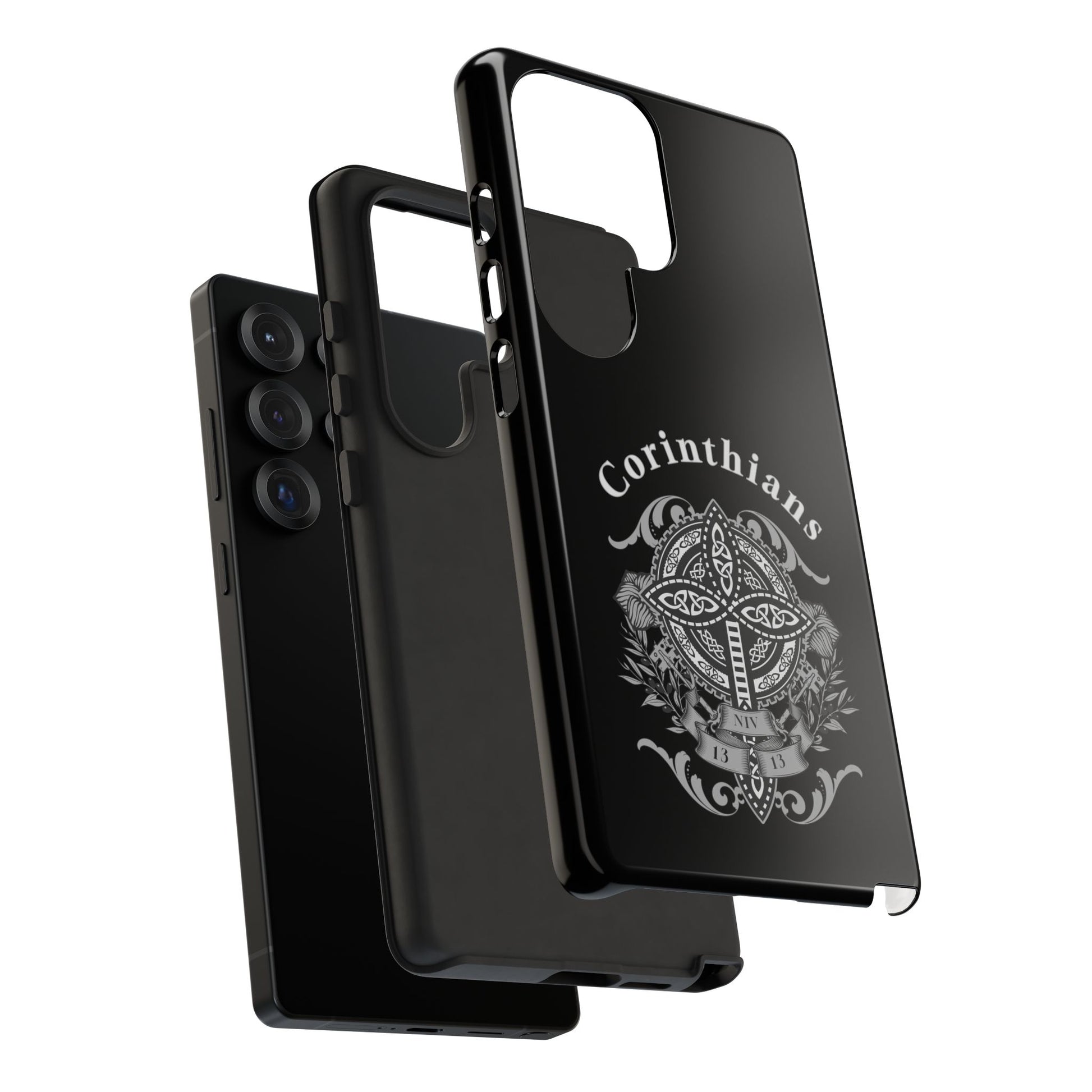 Corinthians Tough Case: Durable Phone Protection, Christian Gift, Unique Design, Trendy Accessory, Faith-Based Style