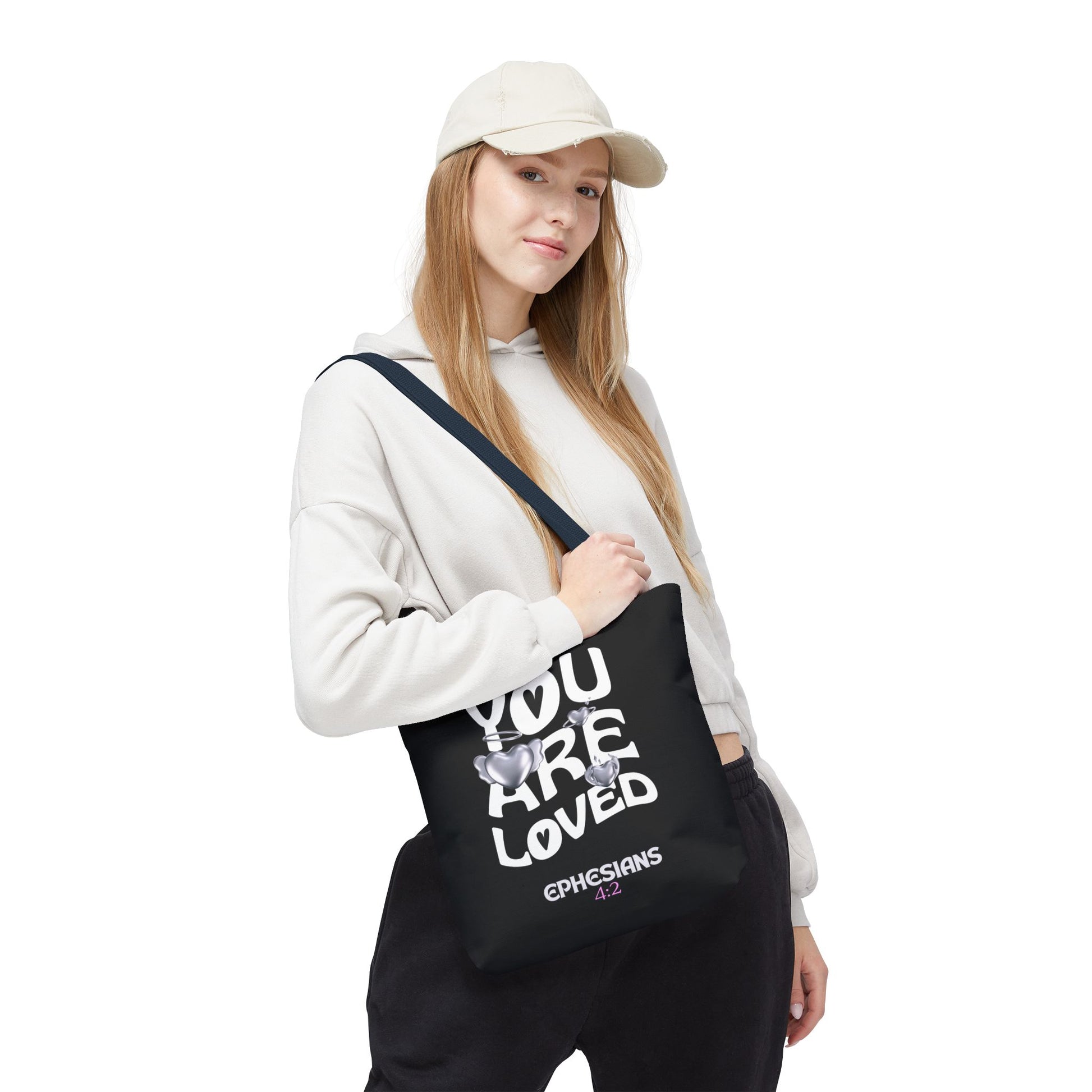 ⭐ "You Are Loved" Tote Bag – Ephesians 4:2