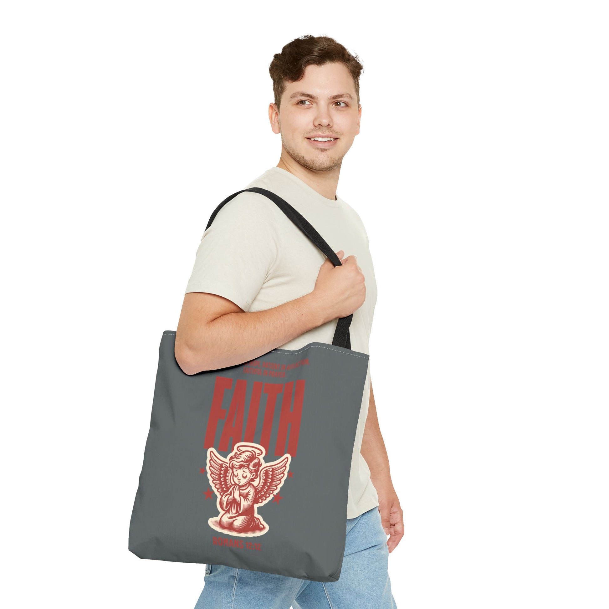 Faith-Inspired Tote Bag: Stylish & Versatile, Gift for Holidays, Shopping, Encouragement, Inspirational Gift, Eco-Friendly Bag